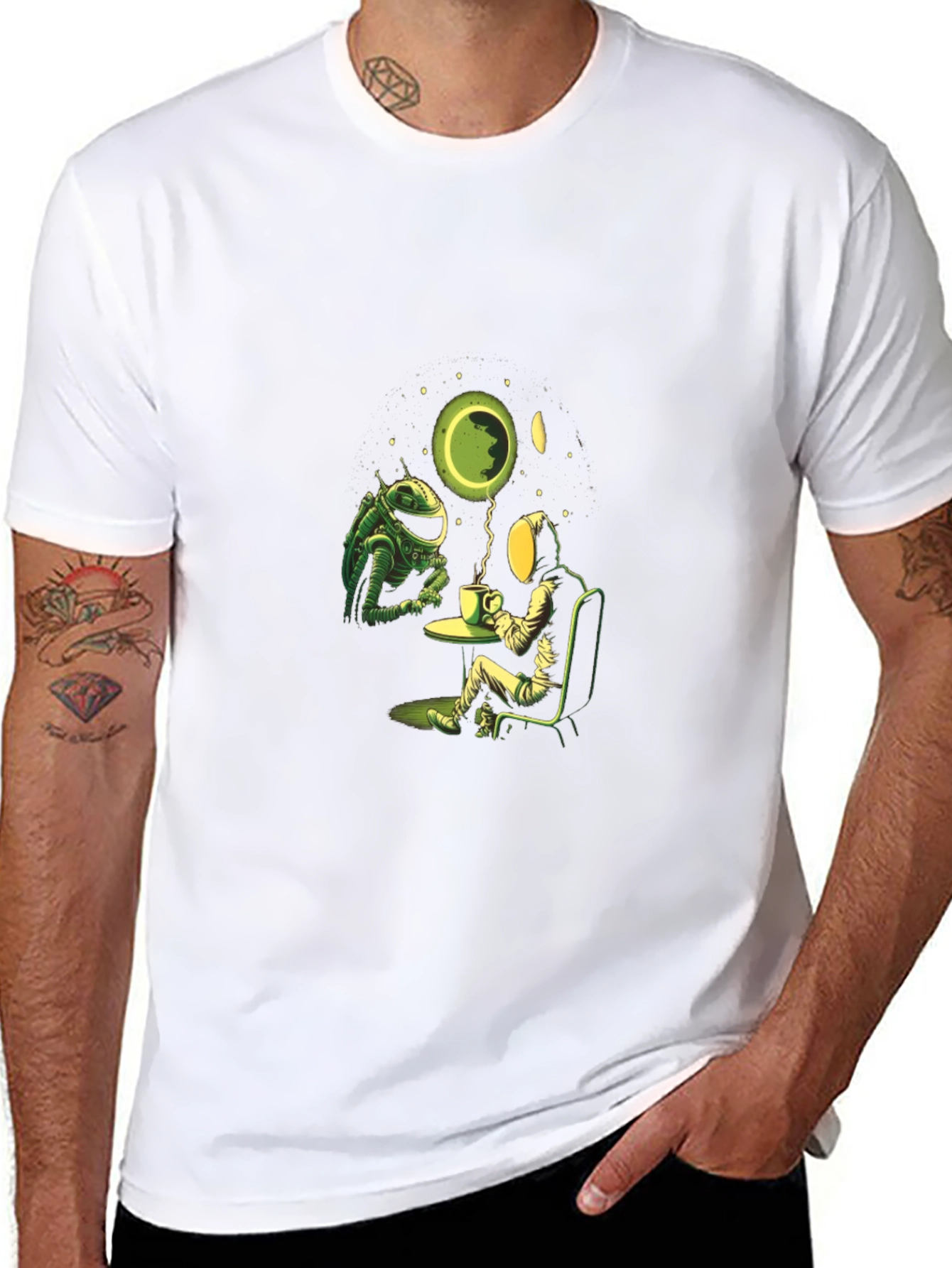 Sci-Fi Coffee Break Graphic Tee