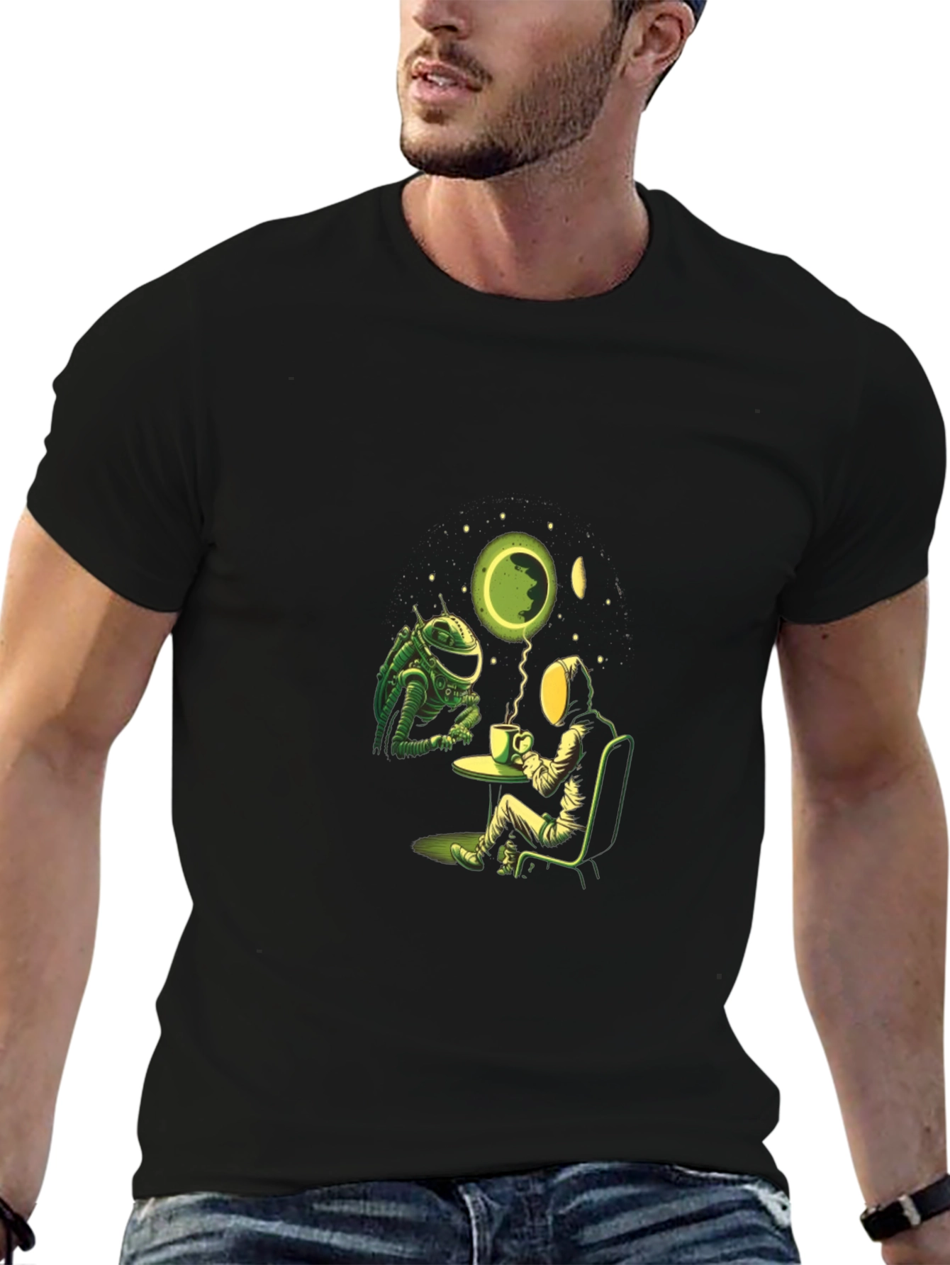 Sci-Fi Coffee Break Graphic Tee
