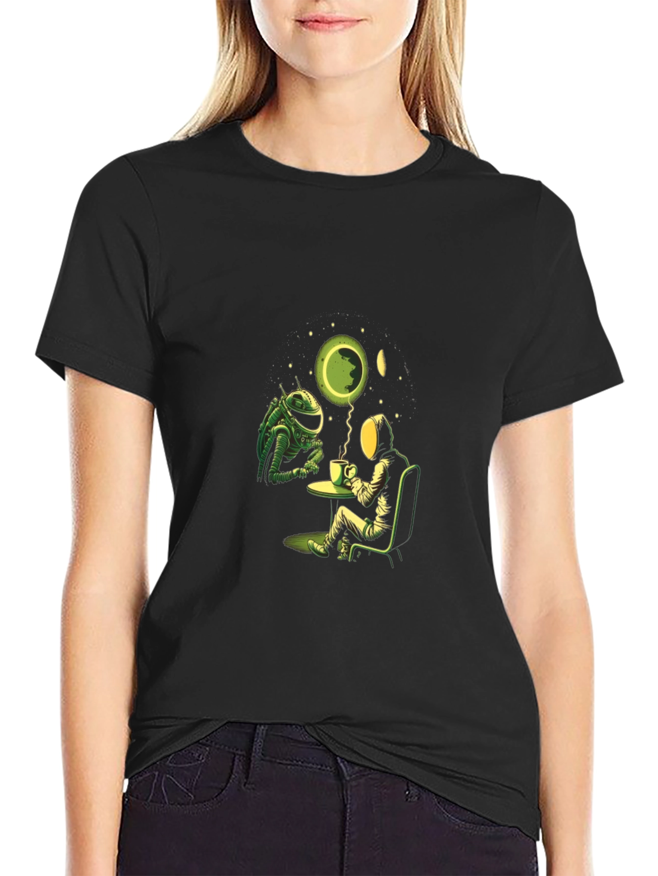 Sci-Fi Coffee Break Graphic Tee
