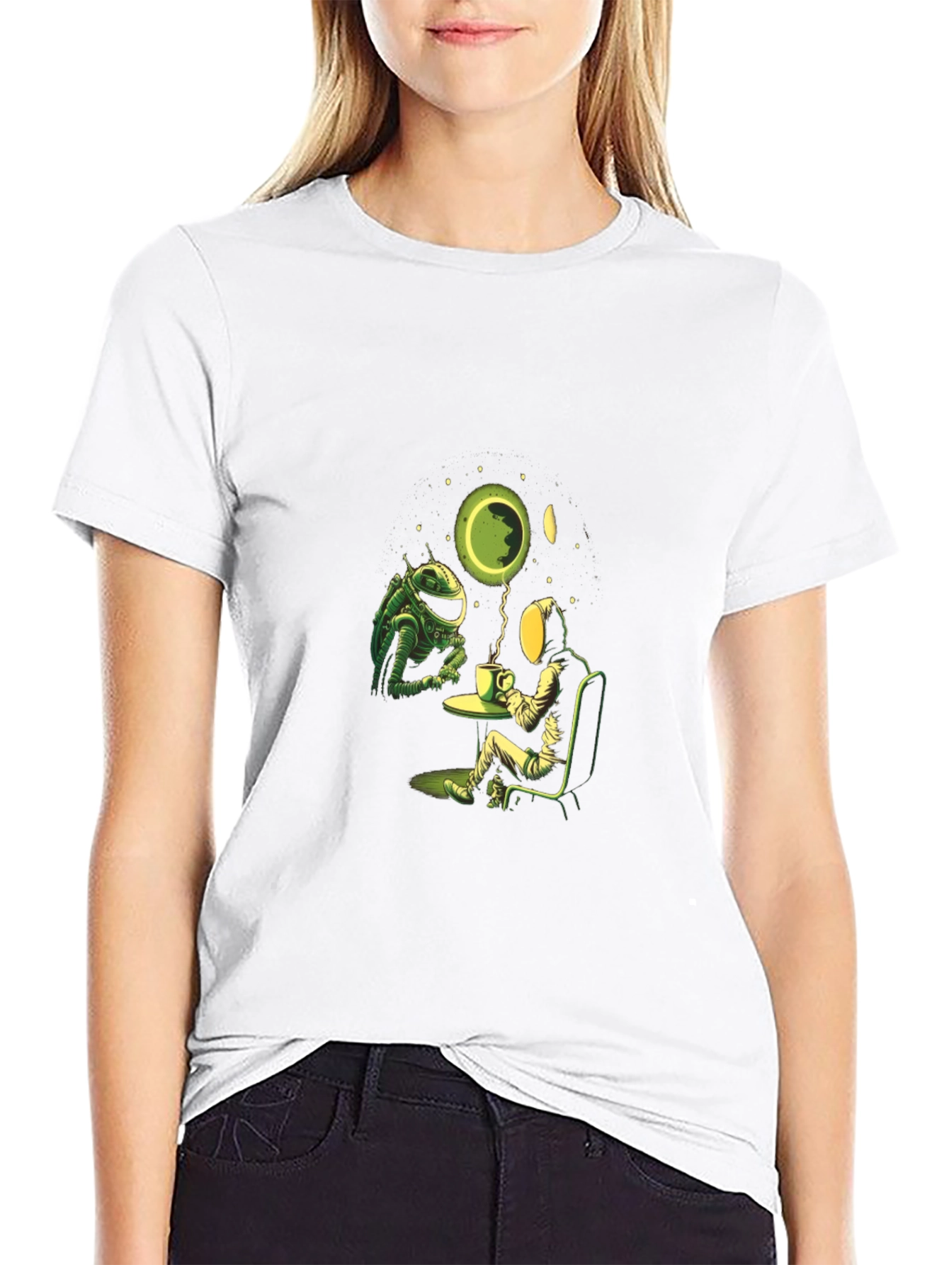 Sci-Fi Coffee Break Graphic Tee