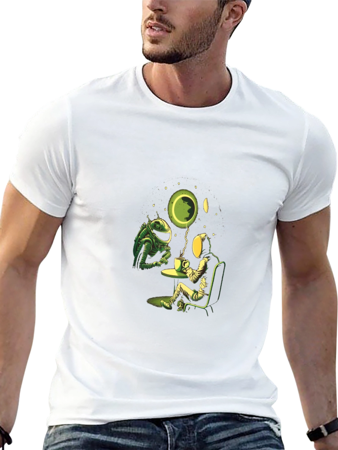 Sci-Fi Coffee Break Graphic Tee