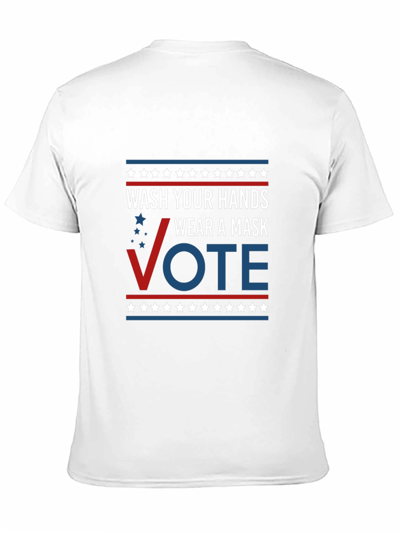 Wash Your Hands Wear A Mask Vote T-Shirt