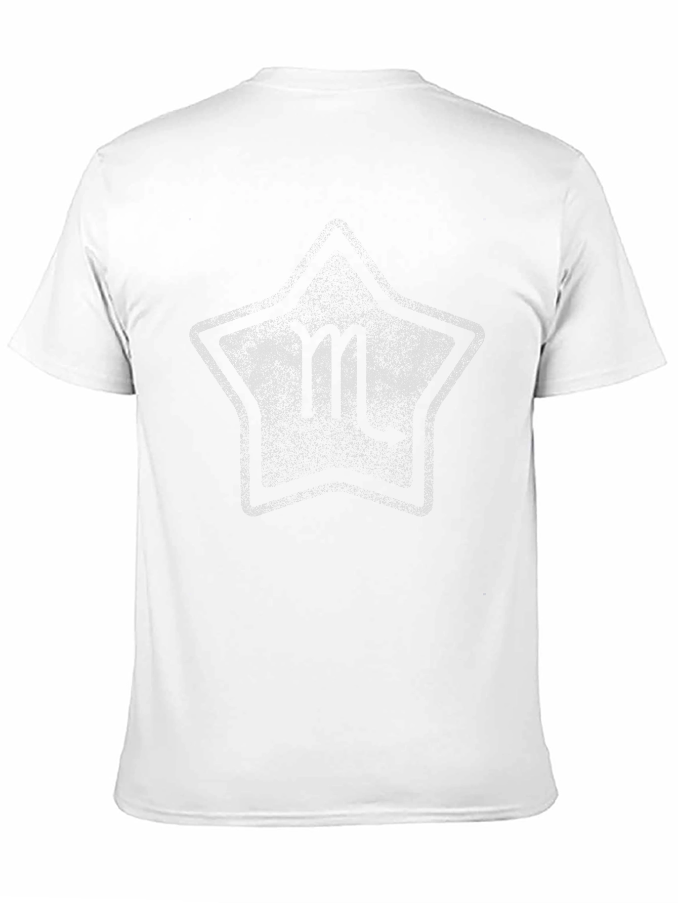 Distressed Star Graphic Black Tee