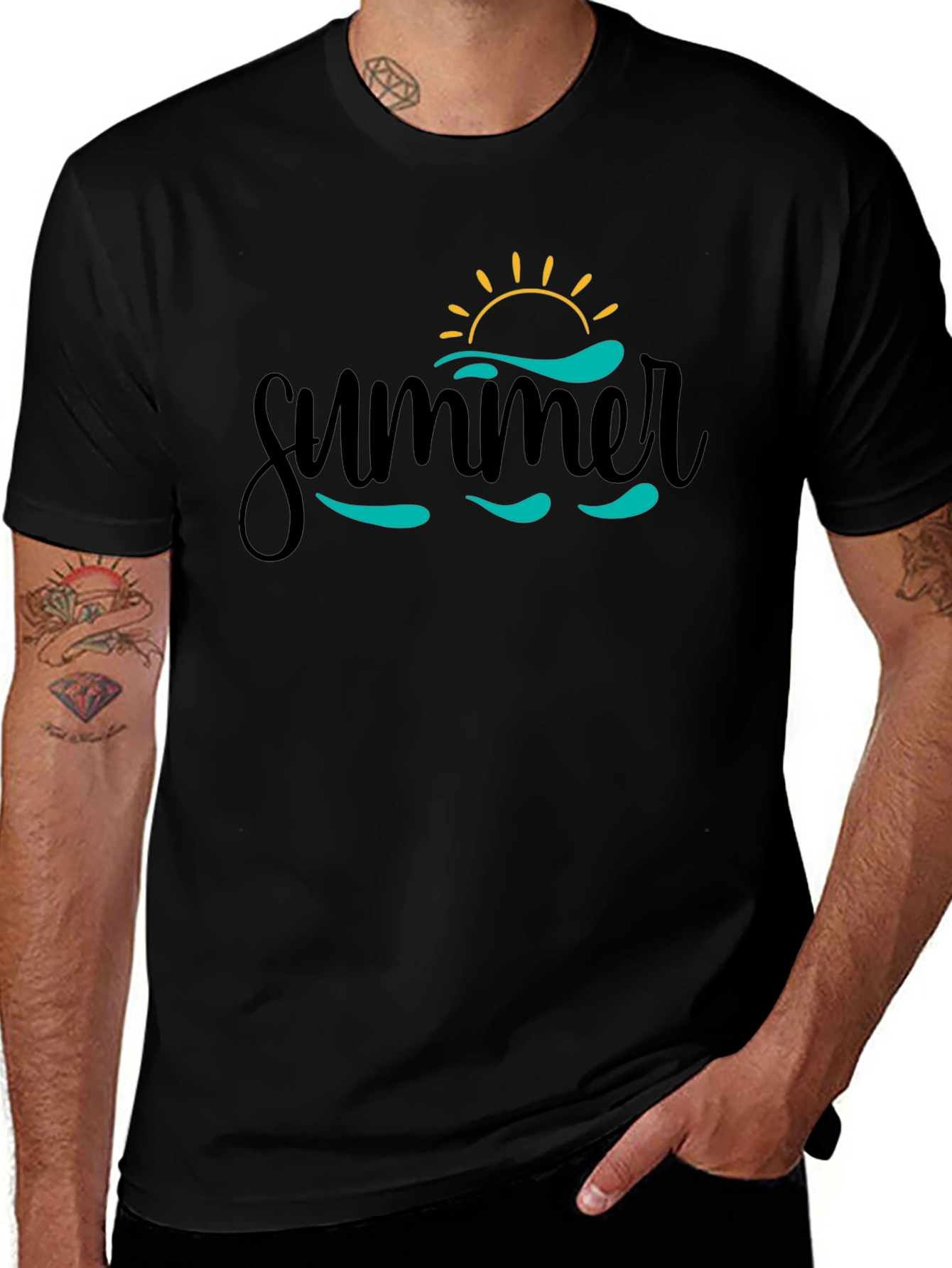 Summer Vibes Graphic Tee - Relaxed Fit