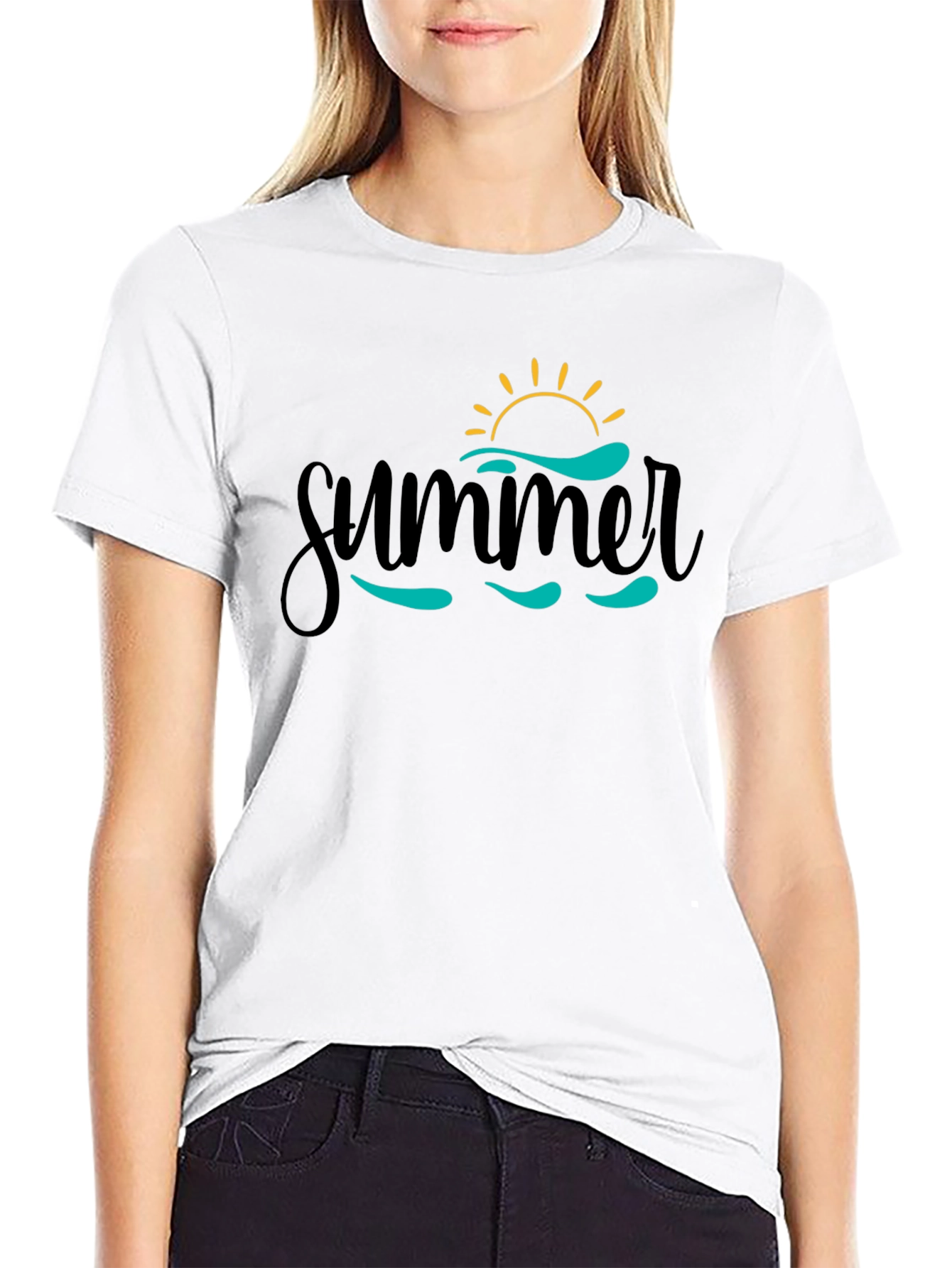Summer Vibes Graphic Tee - Relaxed Fit
