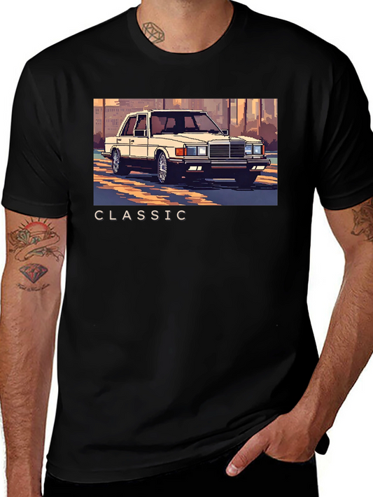 Classic Car Graphic Tee - Retro Style