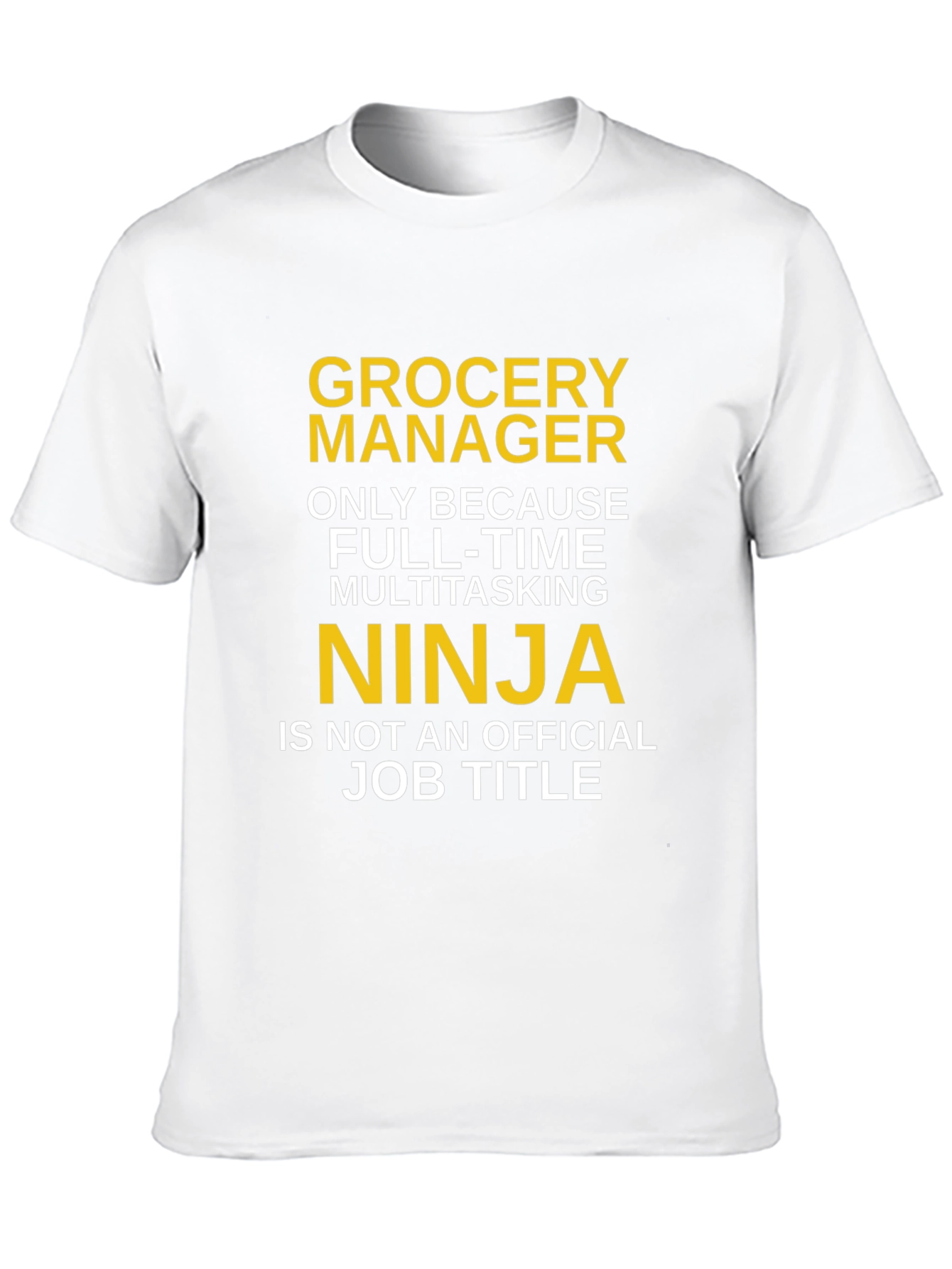 Grocery Manager Ninja T-Shirt