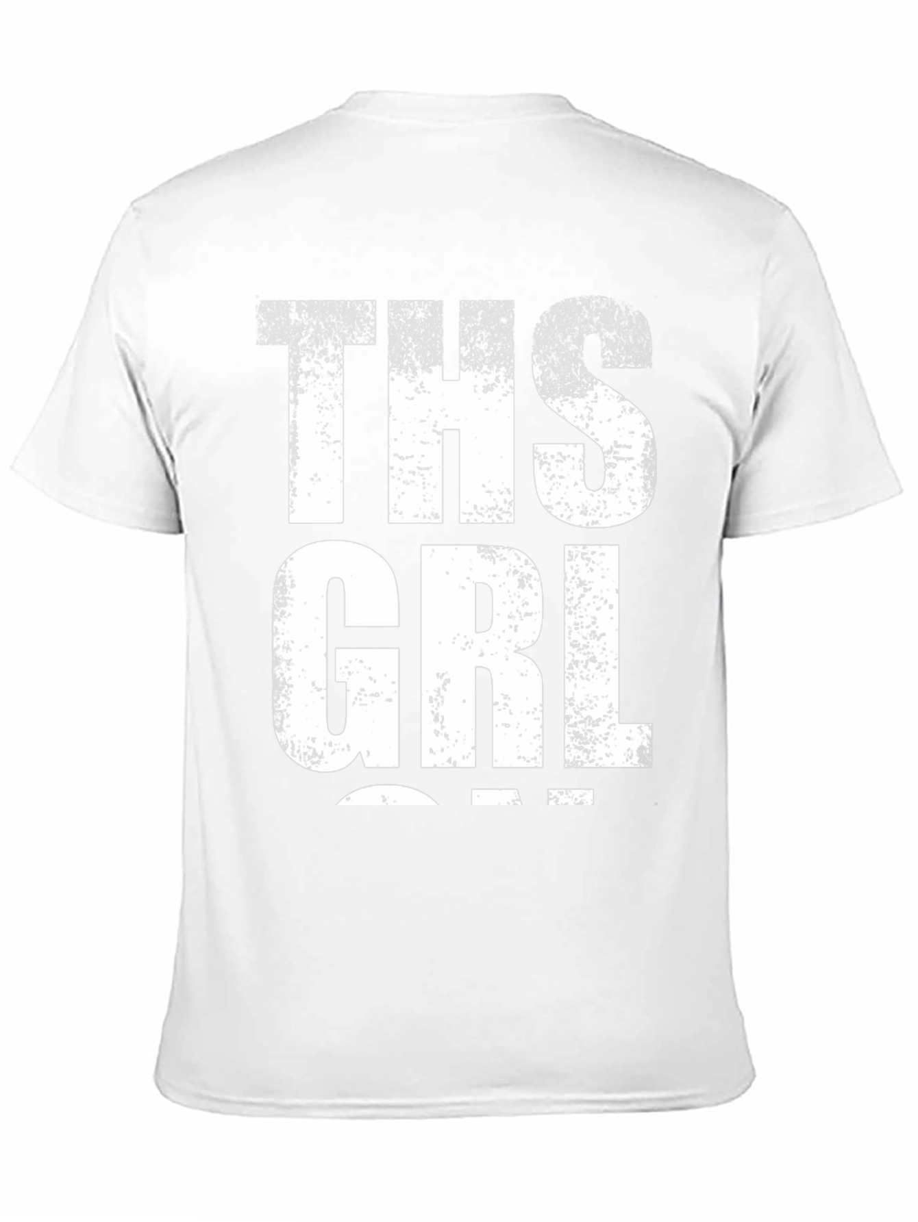 THS GRL Graphic Print Black T-Shirt