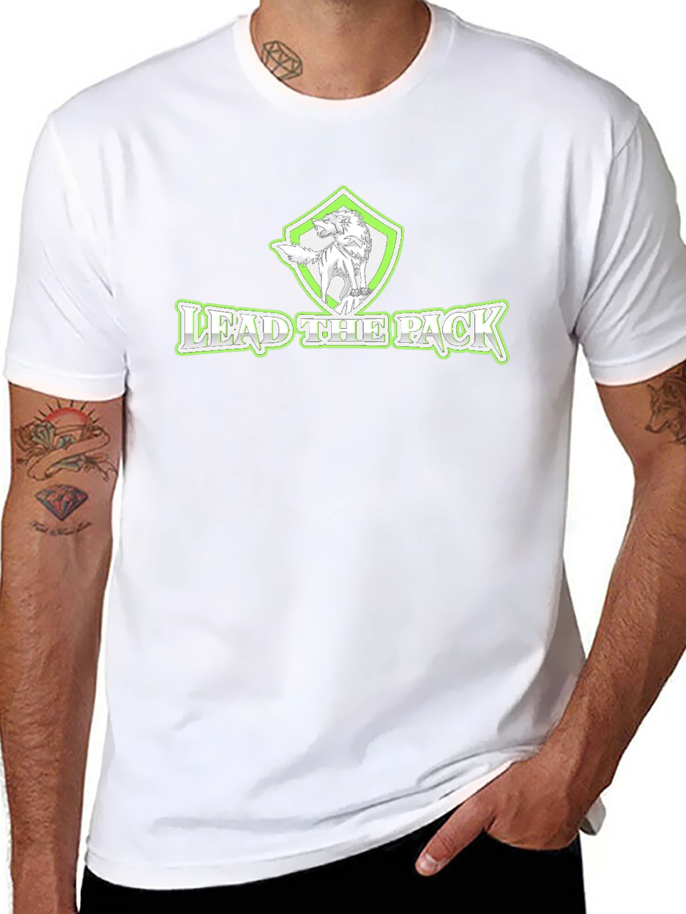Lead the Pack Graphic T-Shirt - Black