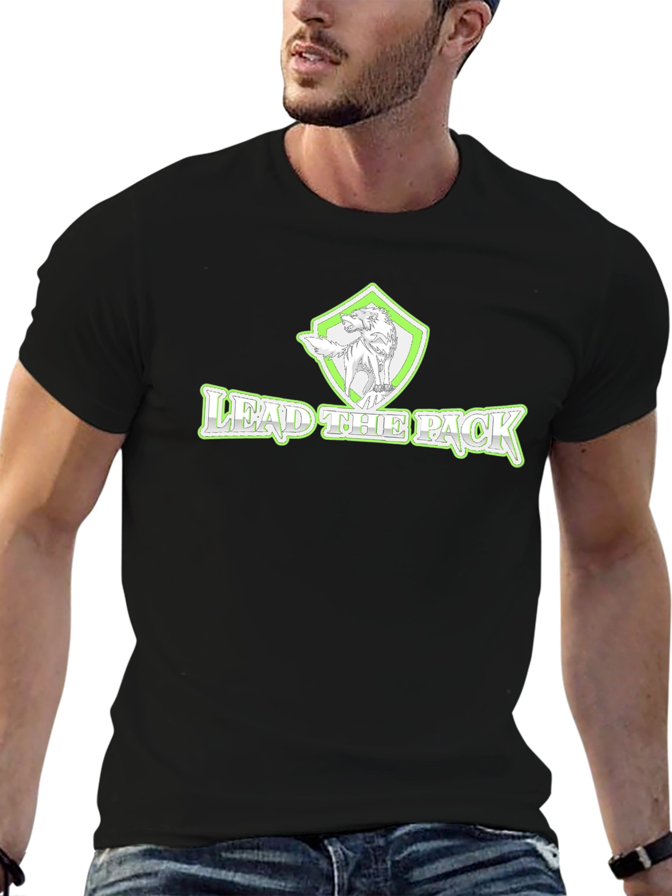 Lead the Pack Graphic T-Shirt - Black