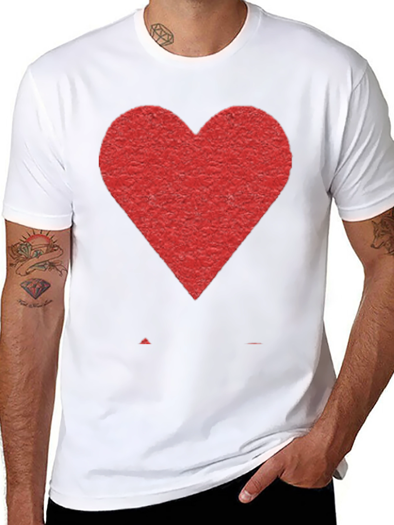 Heart Graphic Tee - Casual Style