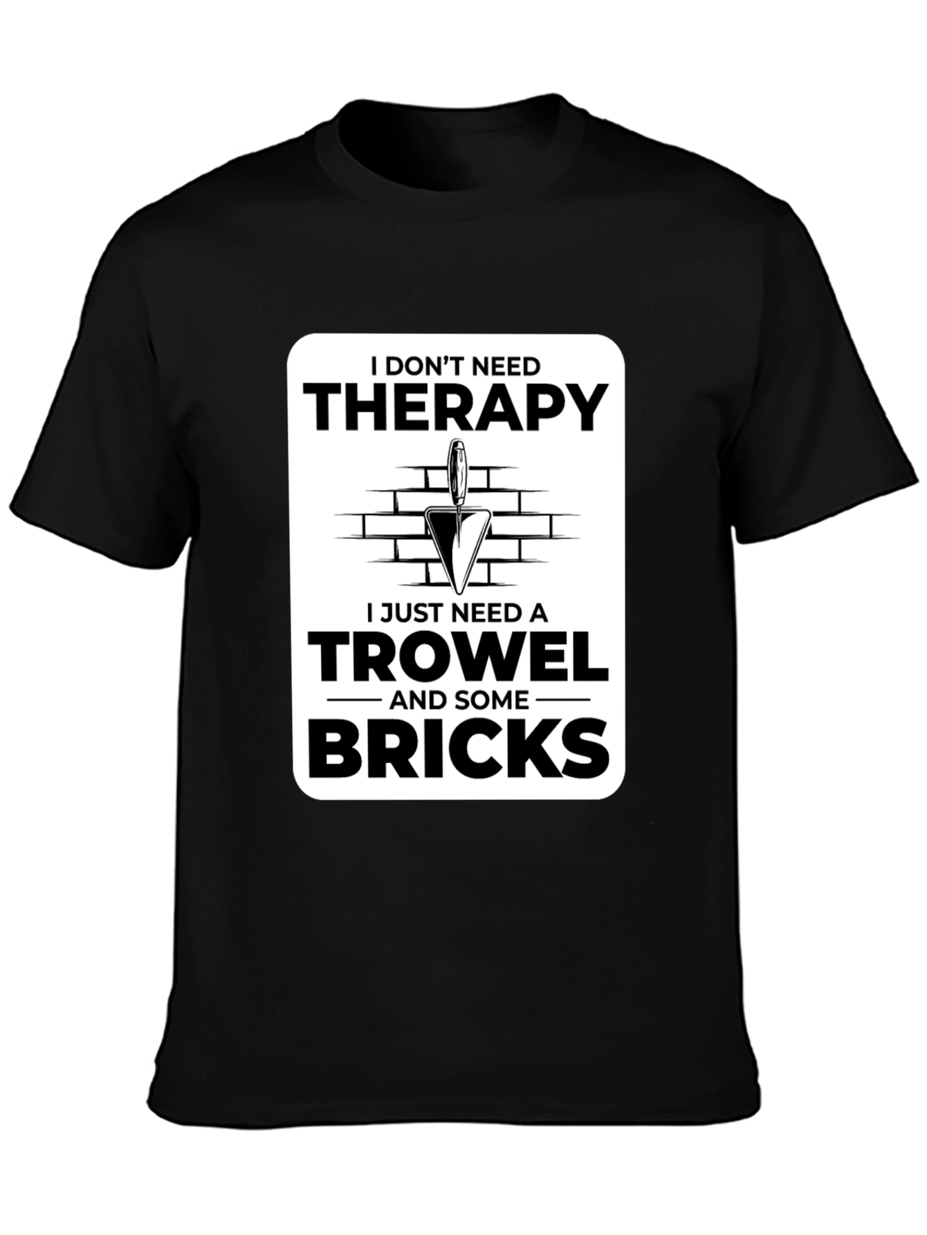 Therapy Trowel & Bricks Graphic Tee