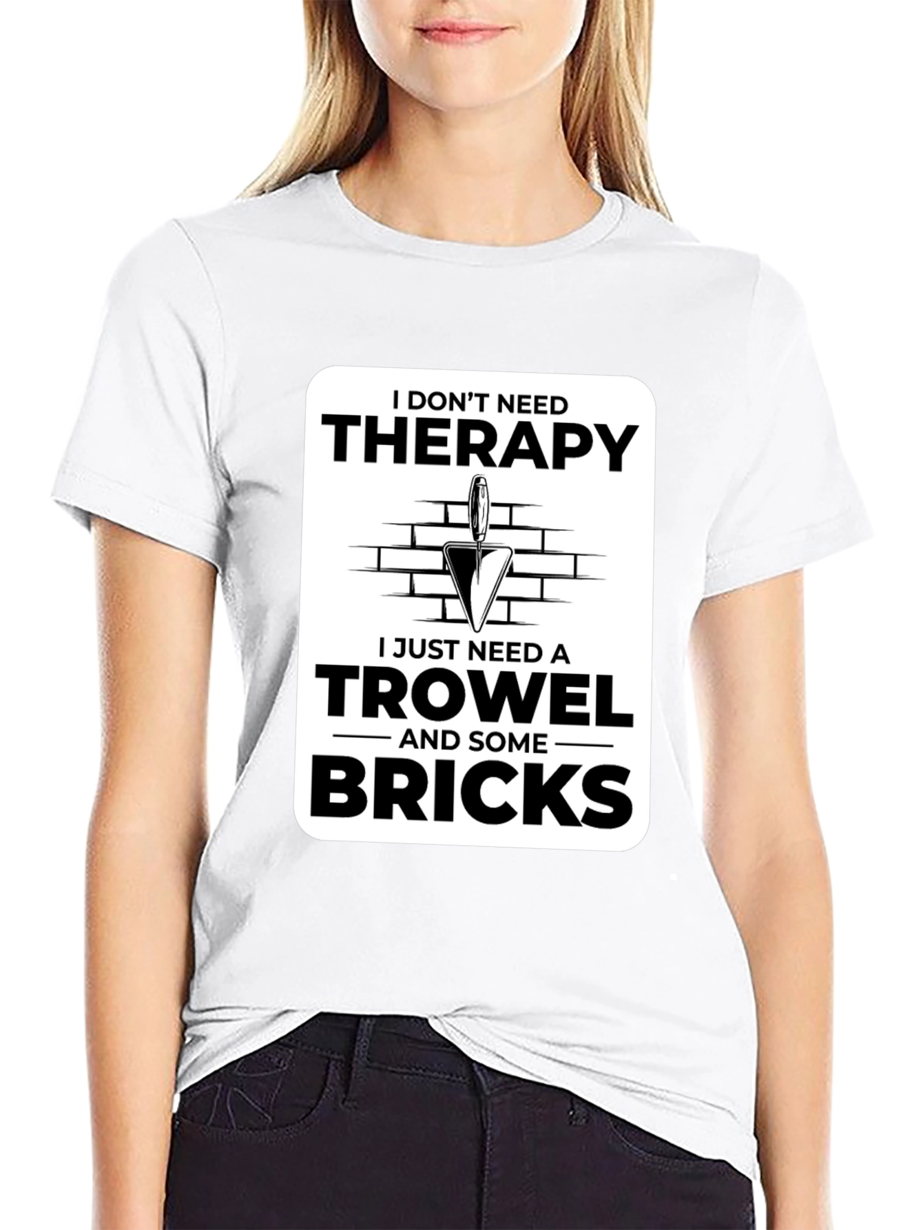 Therapy Trowel & Bricks Graphic Tee
