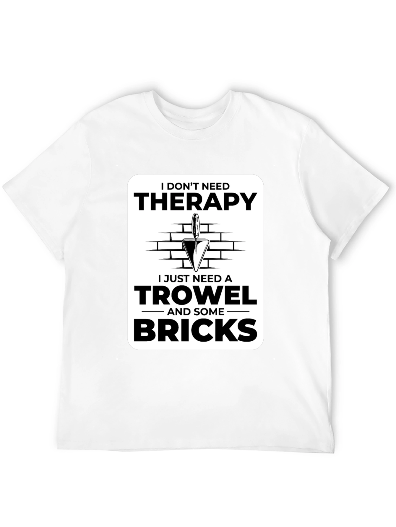 Therapy Trowel & Bricks Graphic Tee