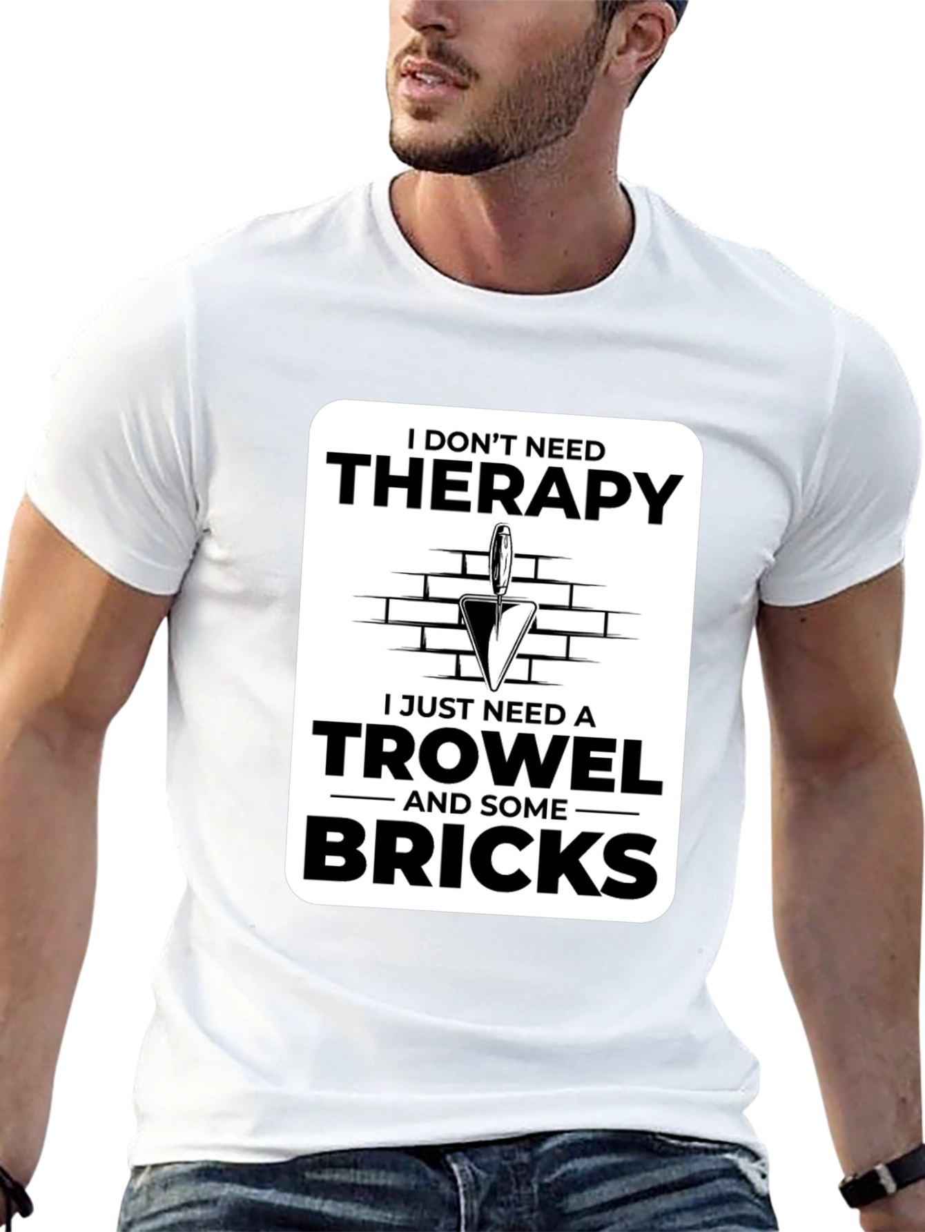 Therapy Trowel & Bricks Graphic Tee