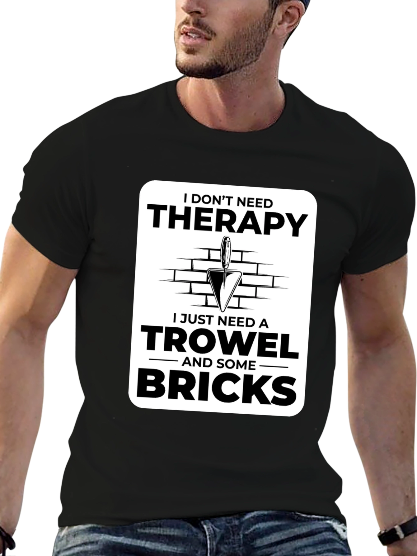 Therapy Trowel & Bricks Graphic Tee
