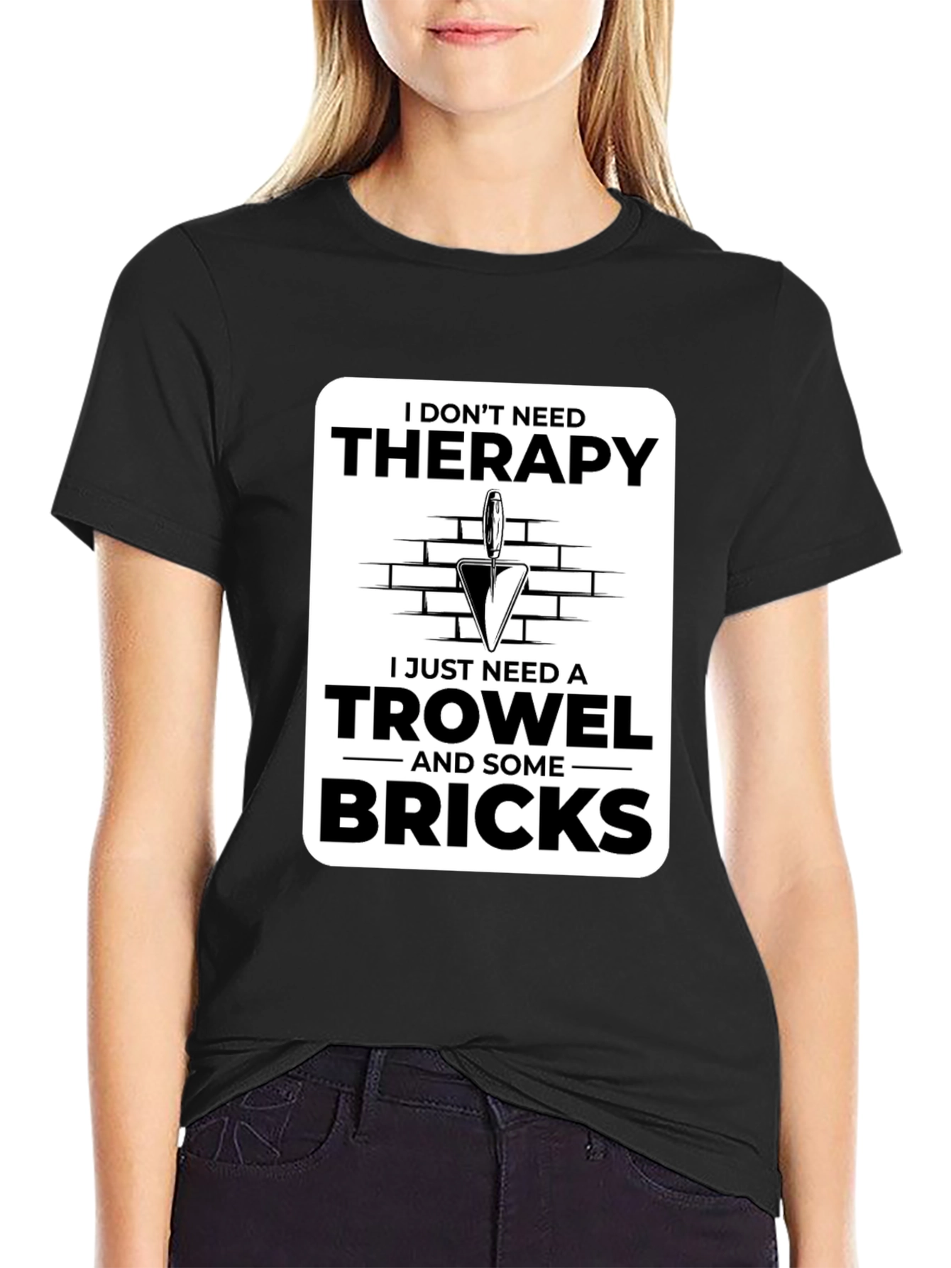 Therapy Trowel & Bricks Graphic Tee