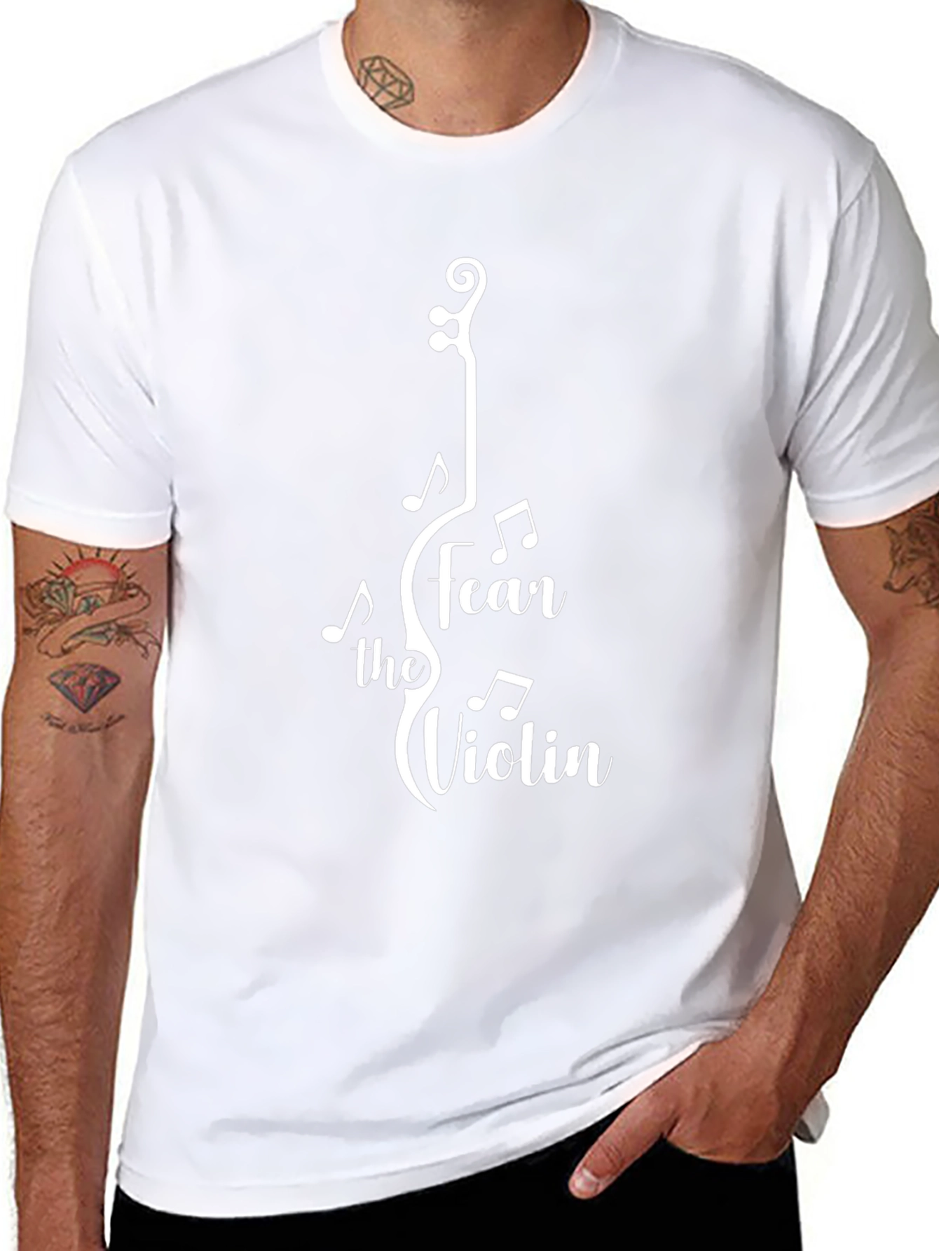 Fear the Violin Graphic Tee - Musicians Statement