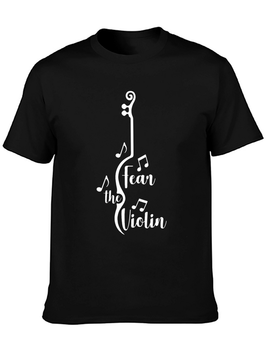 Fear the Violin Graphic Tee - Musicians Statement