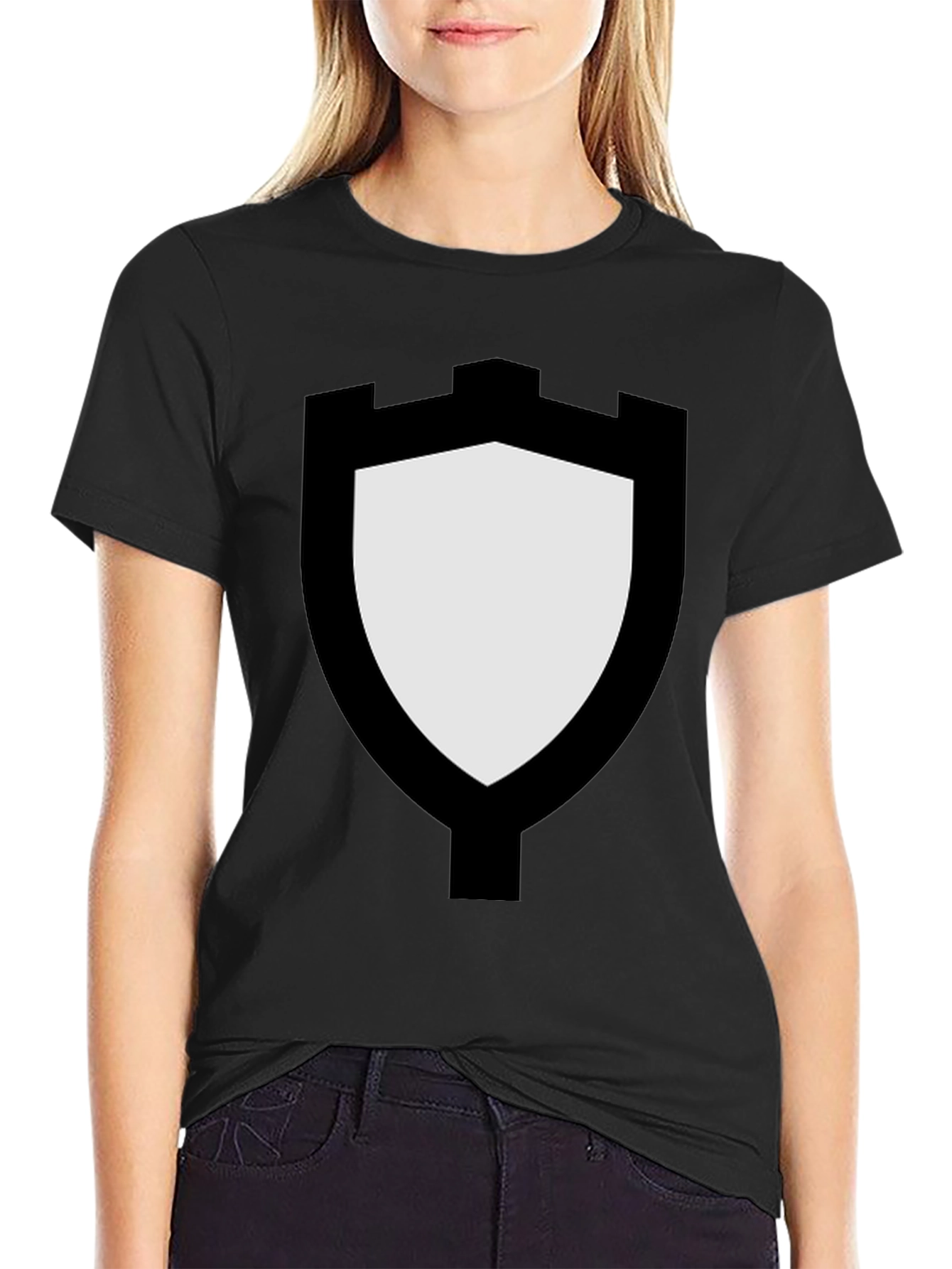 Castle Shield Black T-Shirt