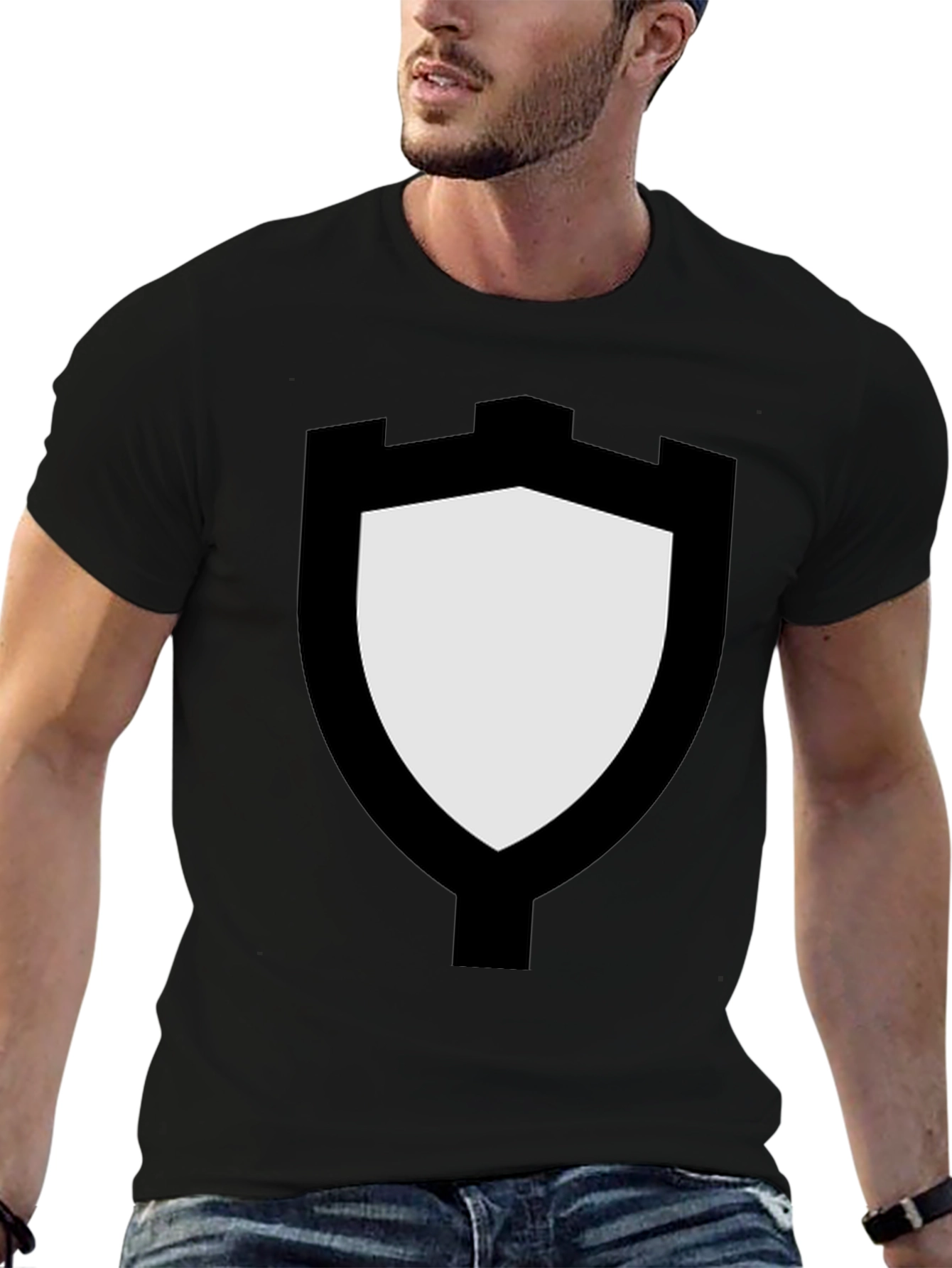 Castle Shield Black T-Shirt