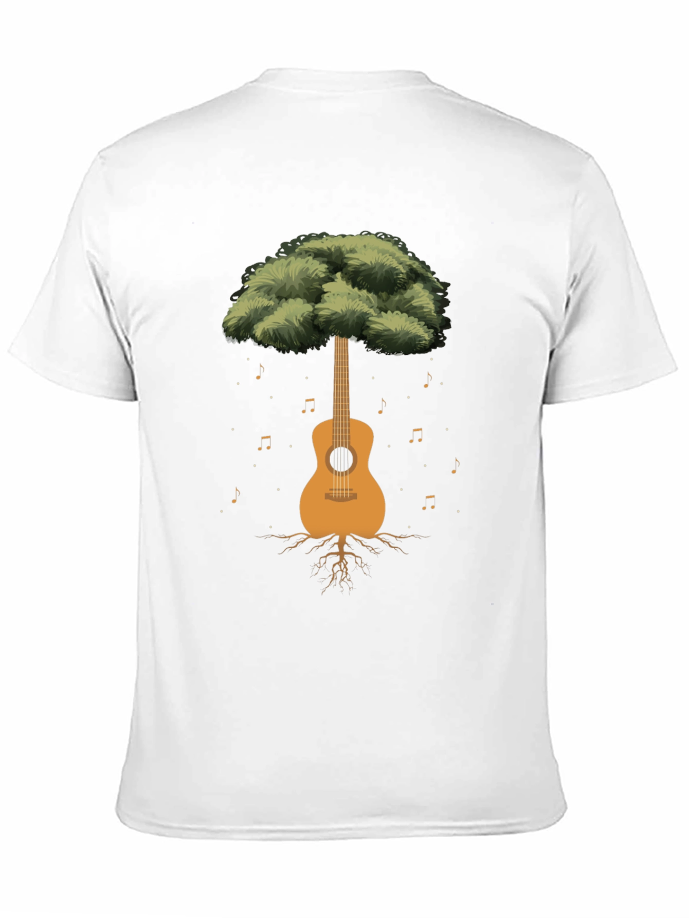 Guitar Tree Graphic Tee - Musical Roots T-Shirt
