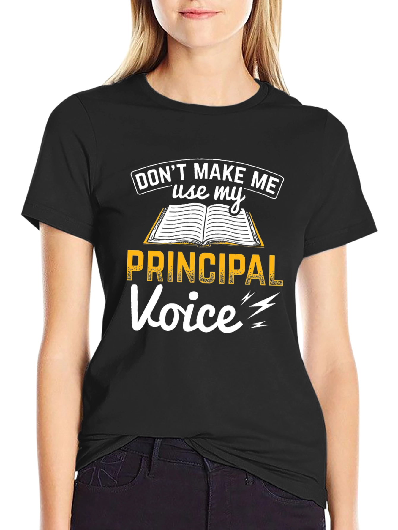 Principal Voice T-Shirt Funny School Teacher Tee