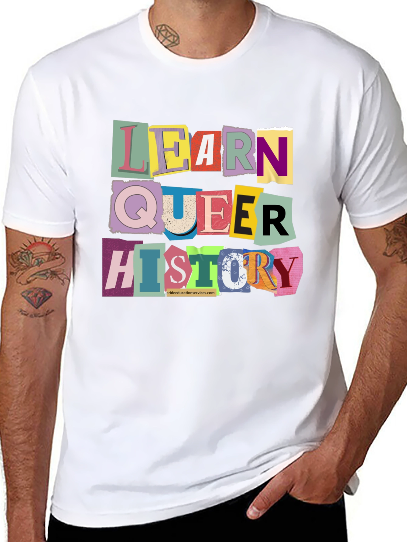 Learn Queer History T-Shirt - Equality Pride Tee