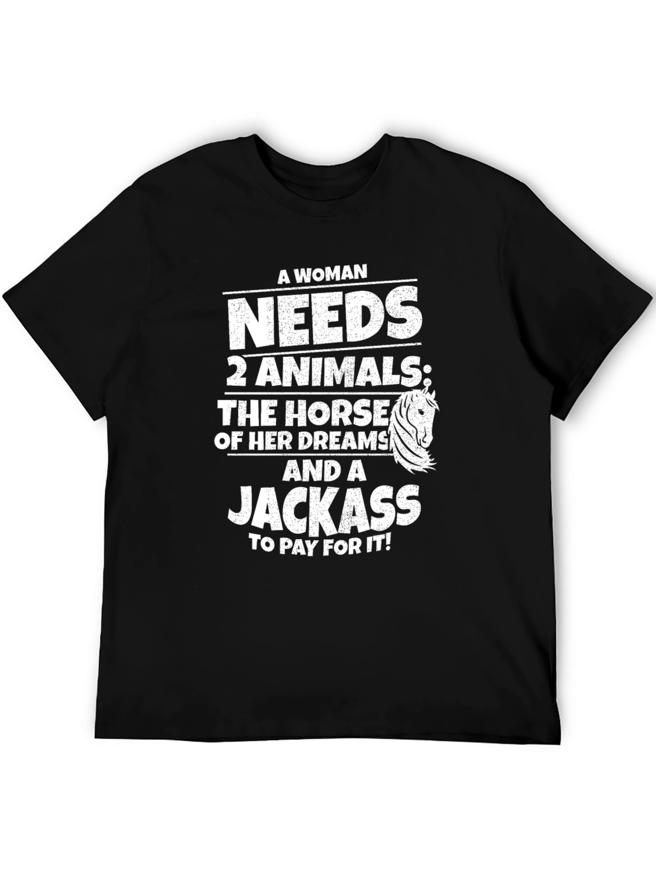 Funny Animal Humor T-Shirt for Women