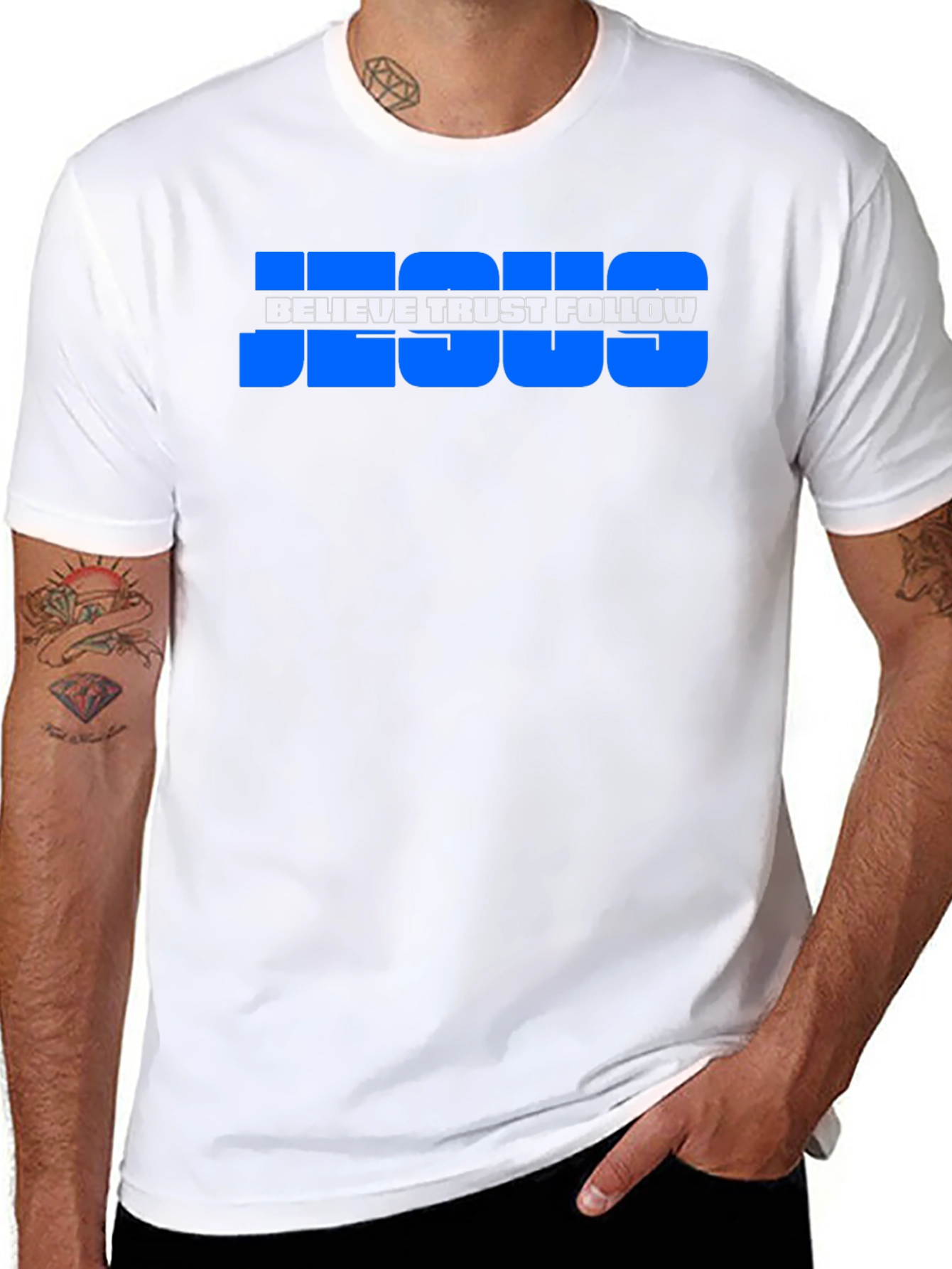 Believe Trust Follow Jesus T-Shirt