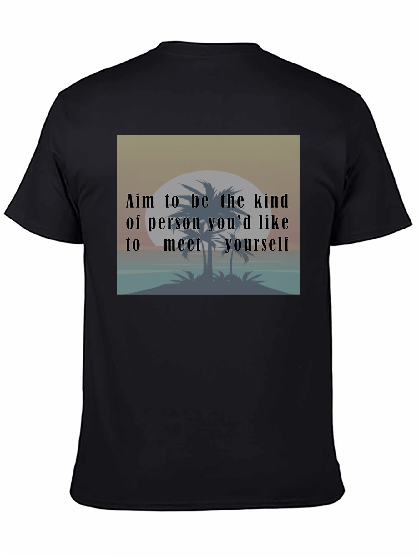 Kind Person T-Shirt: Motivational Beach Design Tee