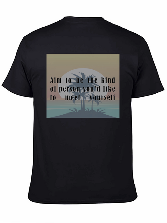 Kind Person T-Shirt: Motivational Beach Design Tee