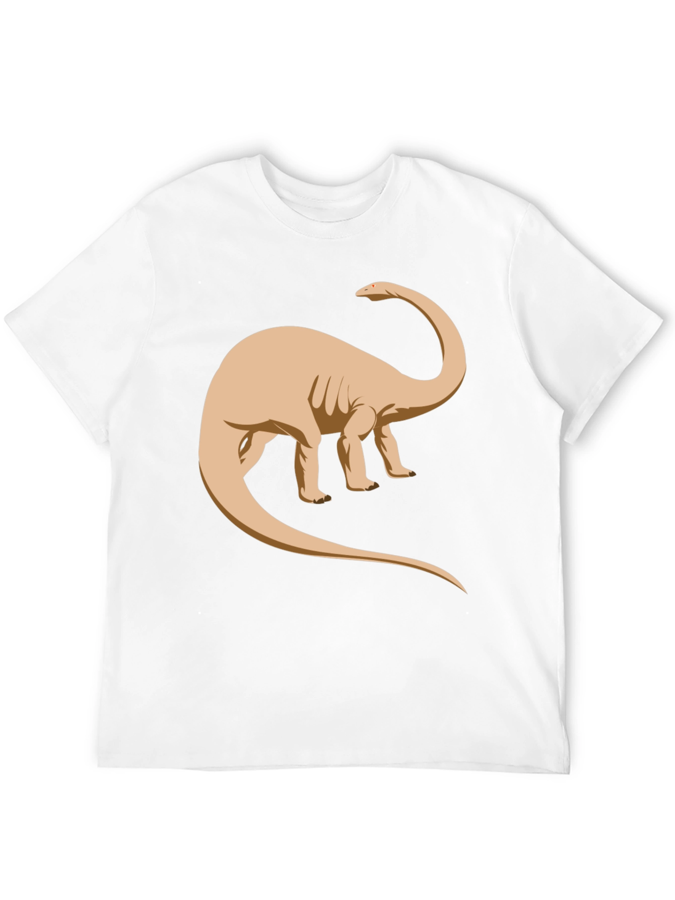Dinosaur Graphic T-Shirt - Black Cotton Blend