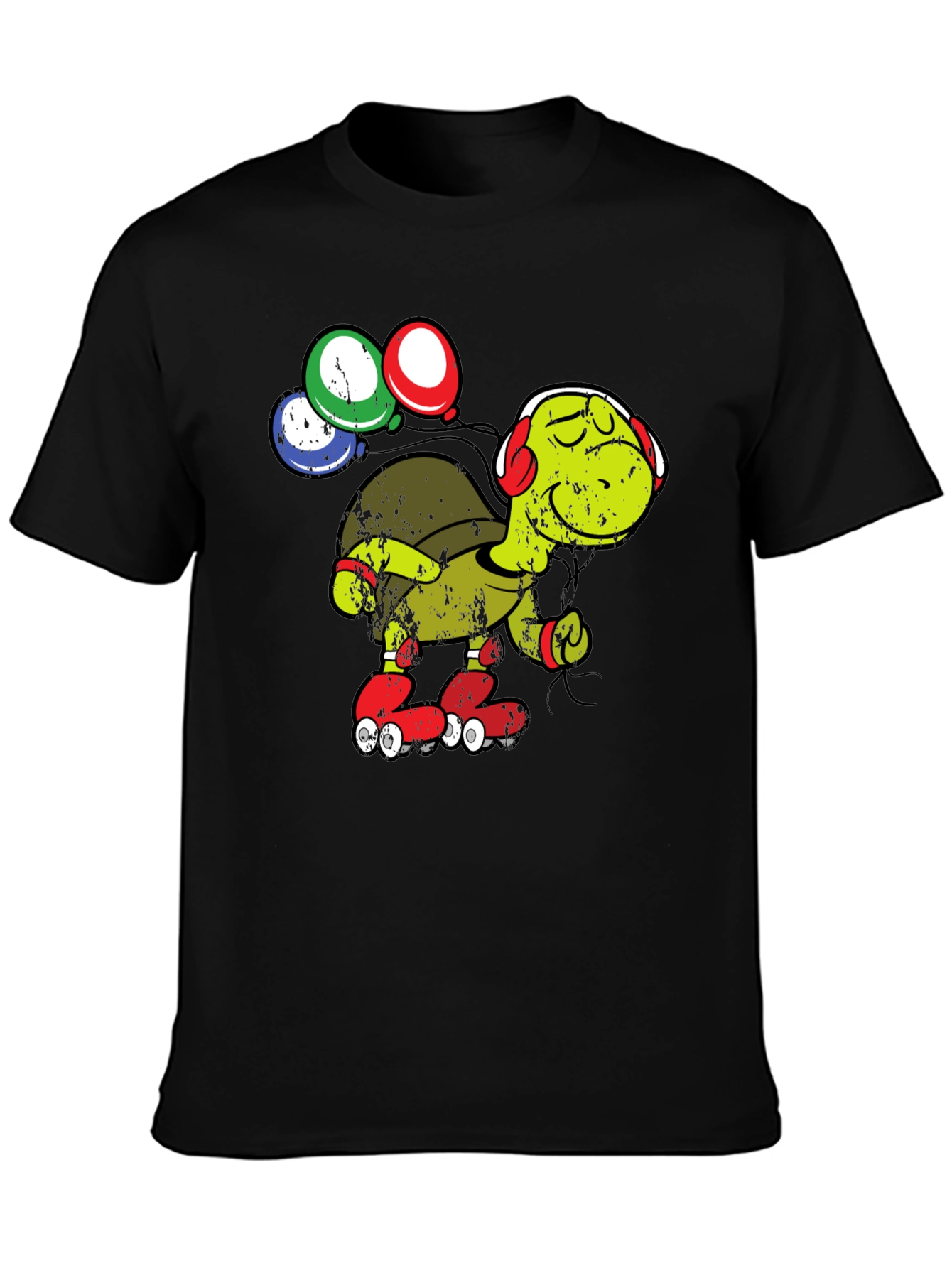 Turtle on Roller Skates Graphic Tee
