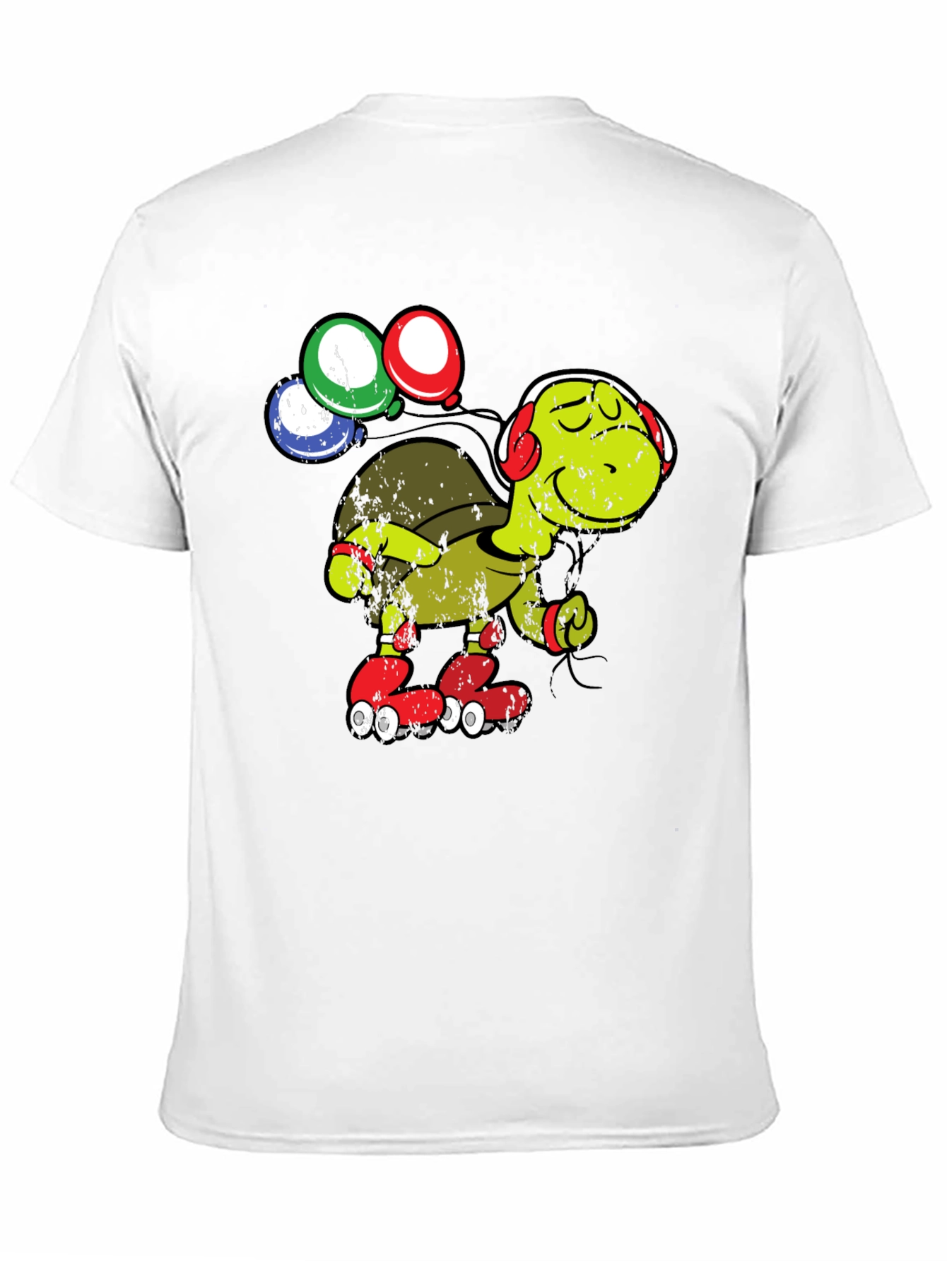 Turtle on Roller Skates Graphic Tee