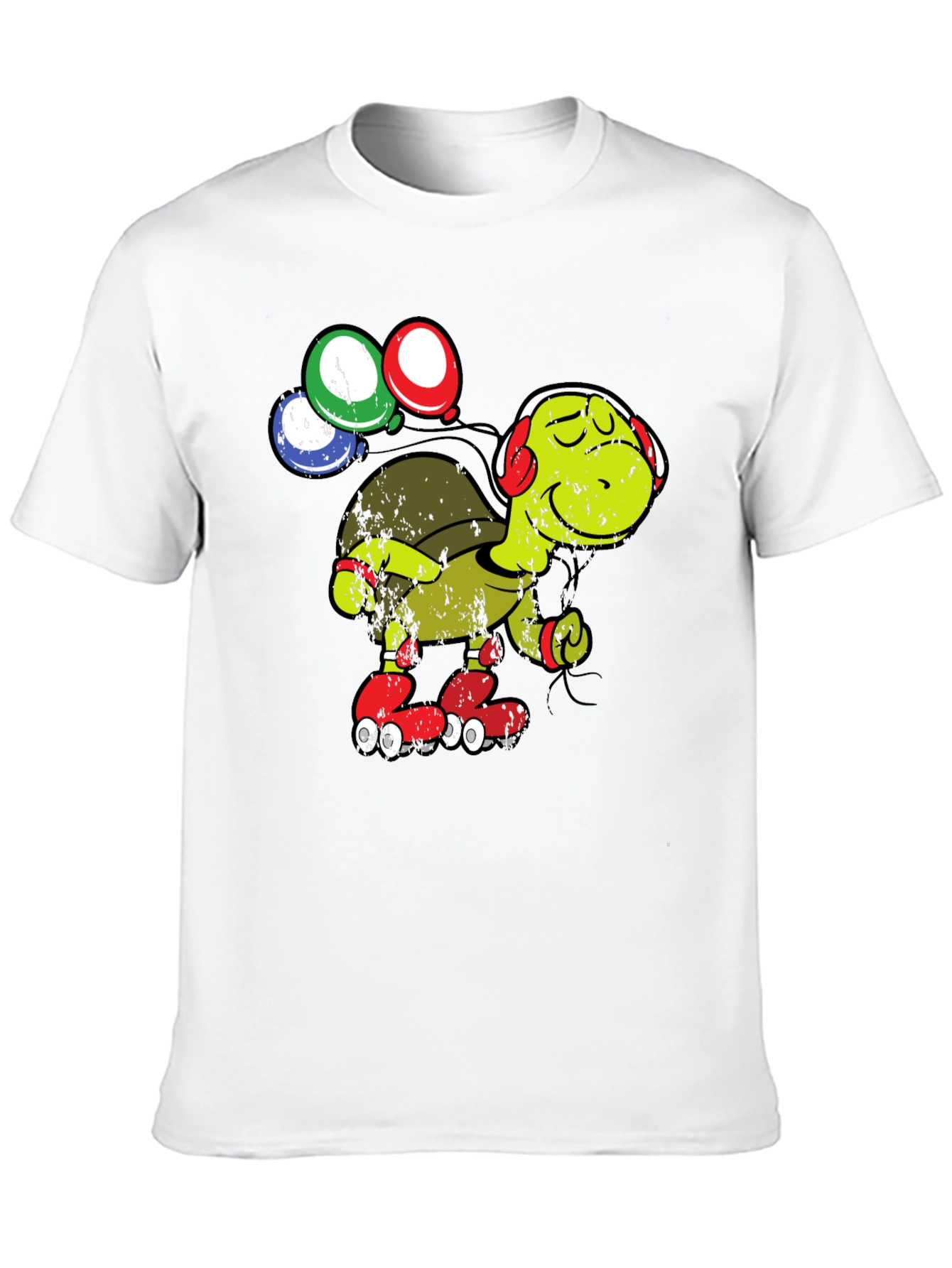 Turtle on Roller Skates Graphic Tee