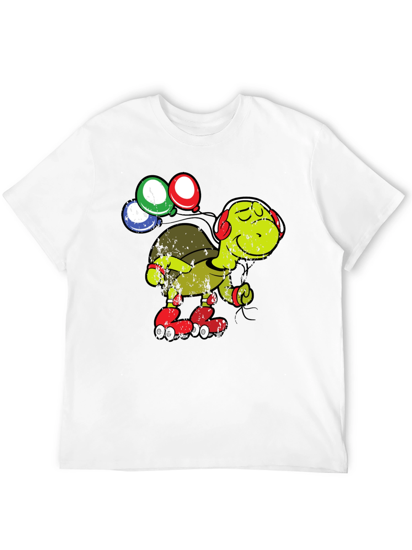Turtle on Roller Skates Graphic Tee