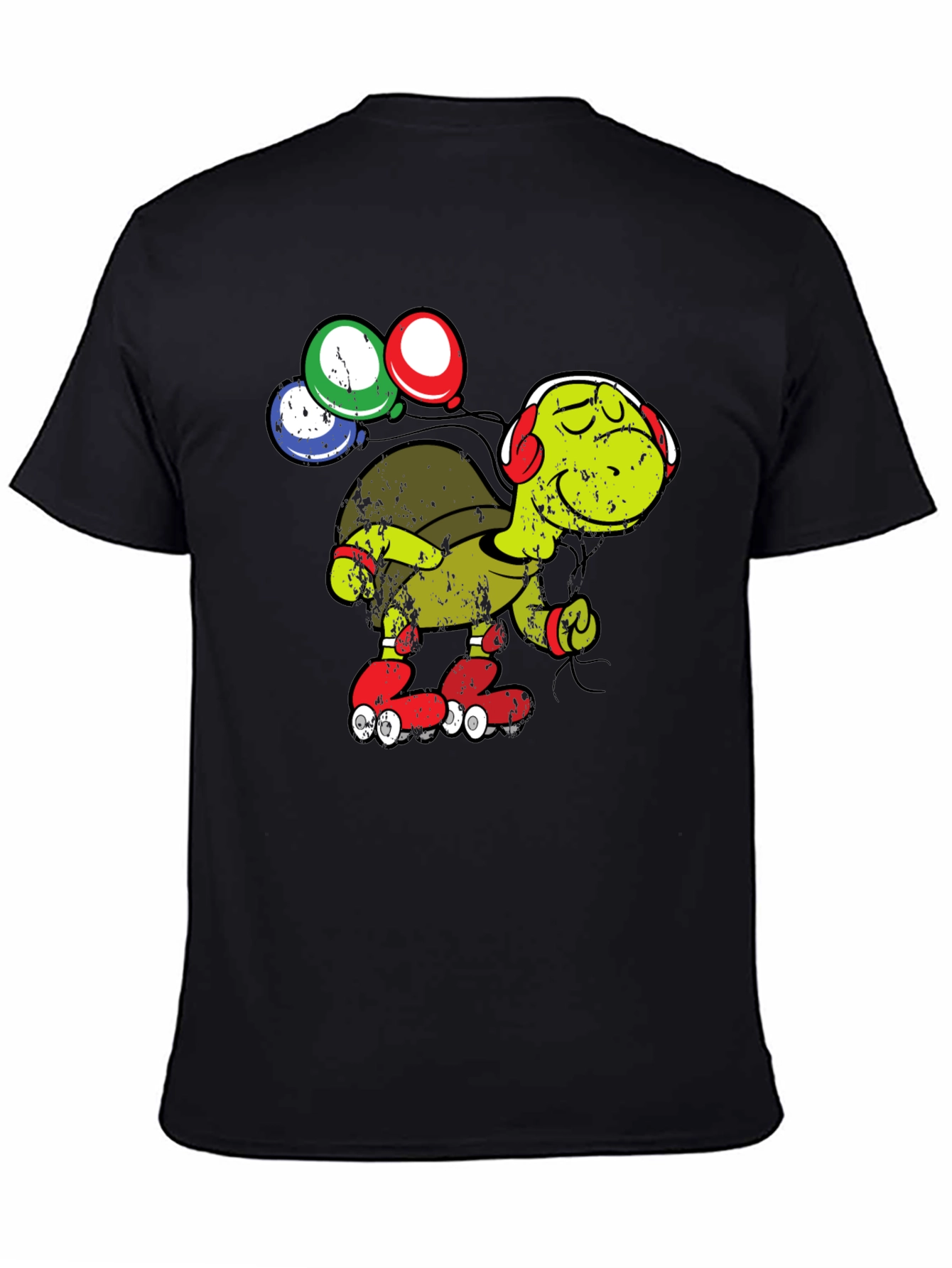 Turtle on Roller Skates Graphic Tee