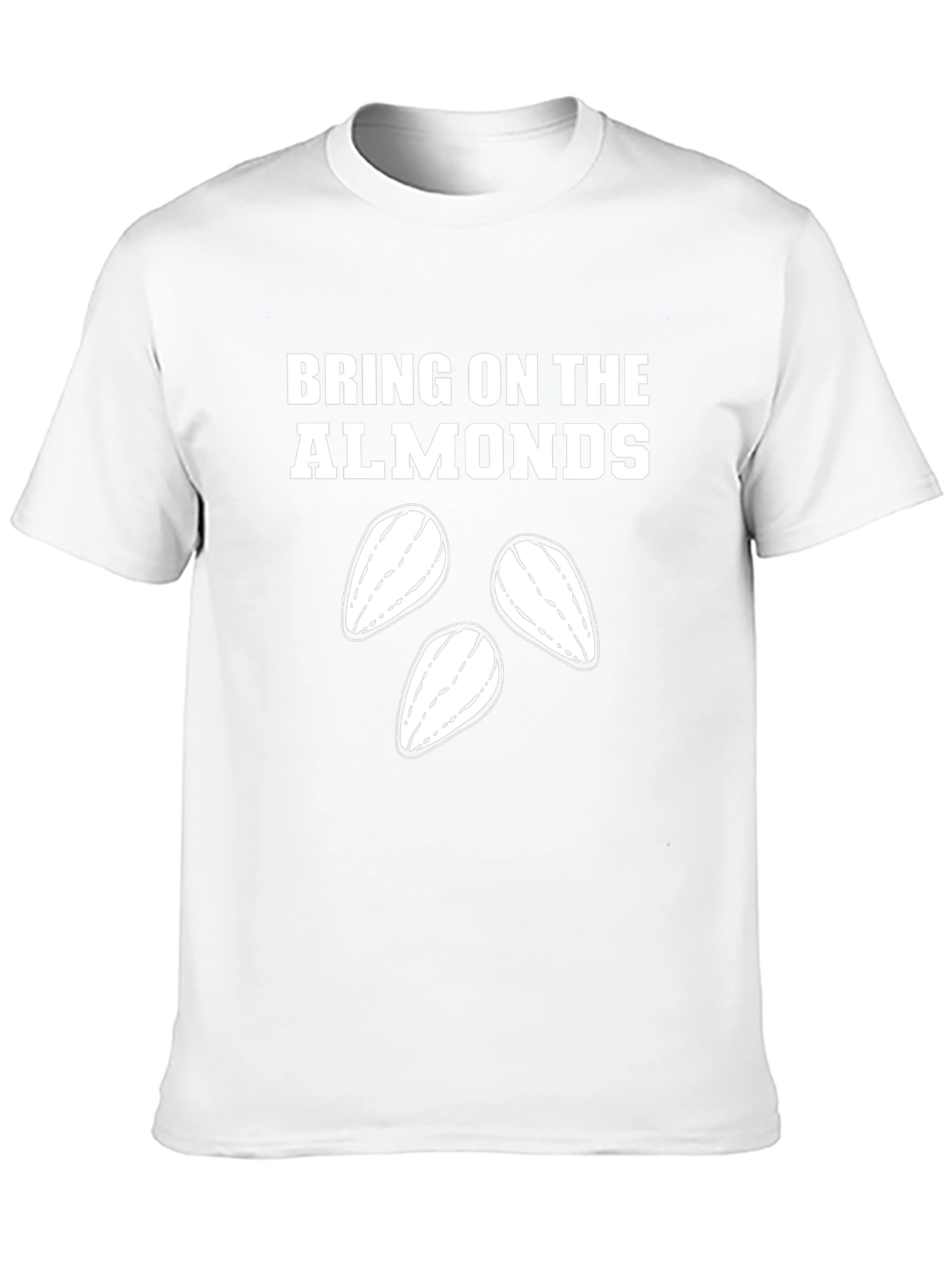 Bring on the Almonds Graphic T-Shirt - Black