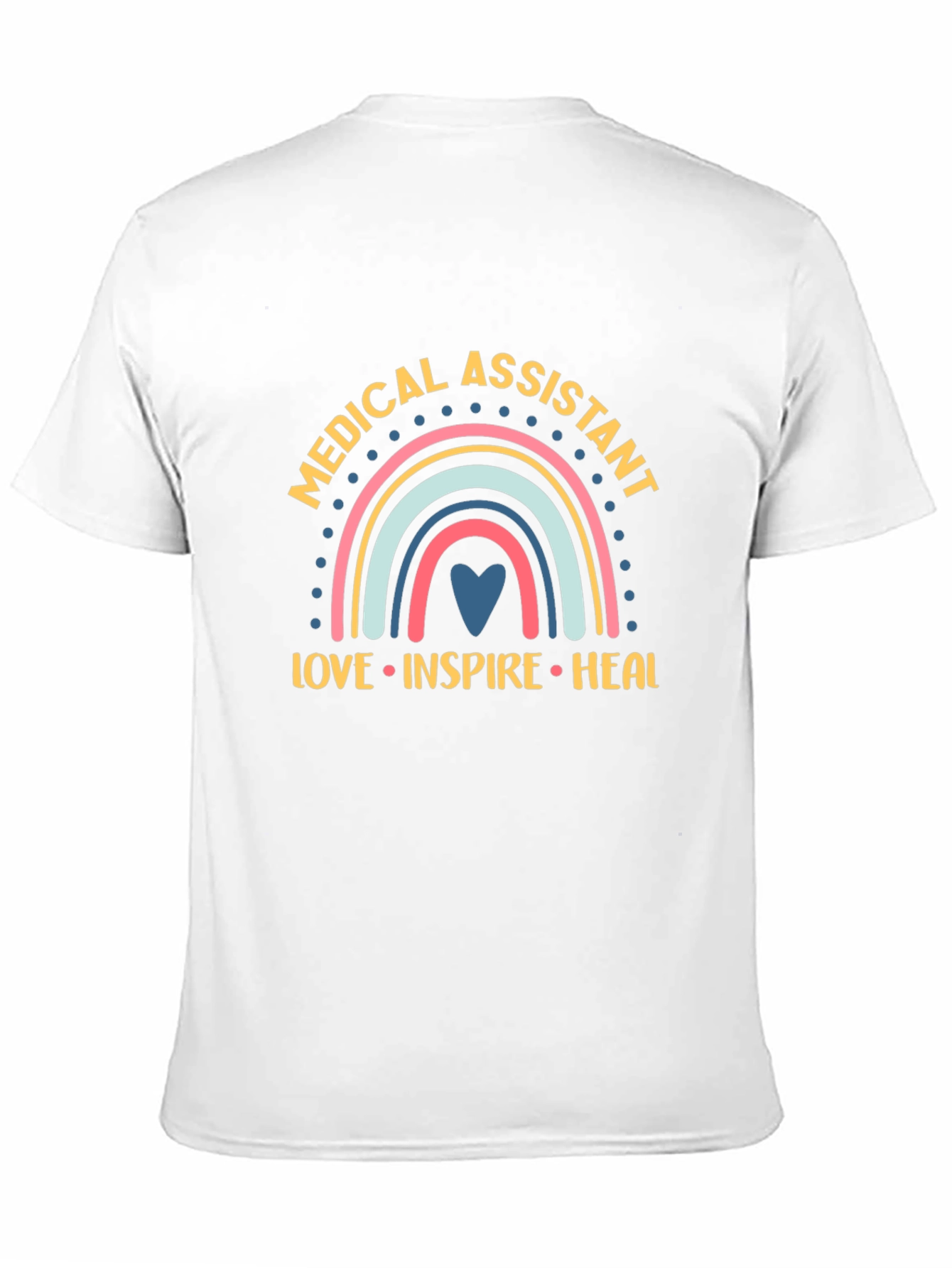 Medical Assistant Rainbow Graphic T-Shirt