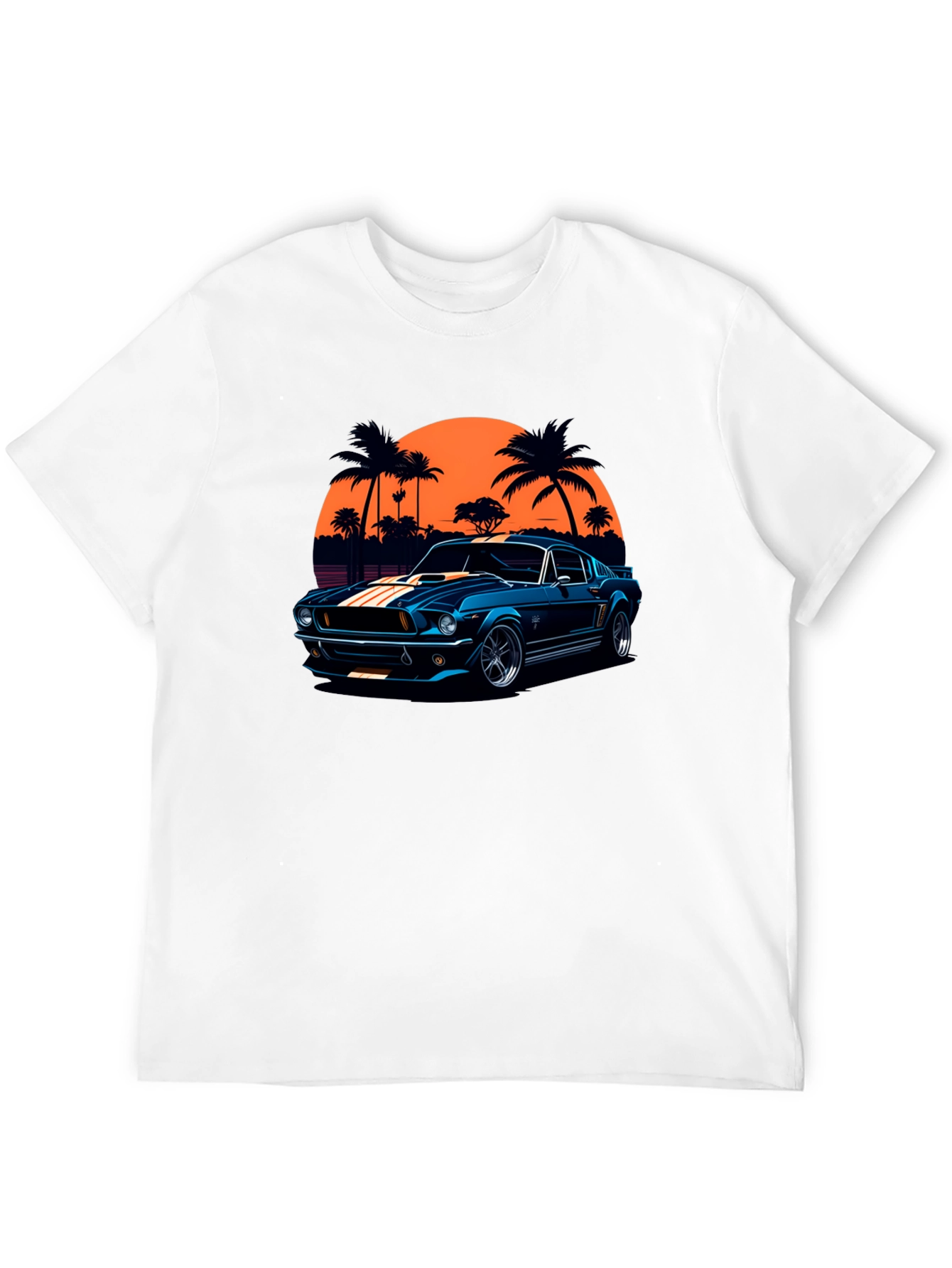 Retro Car Graphic T-Shirt