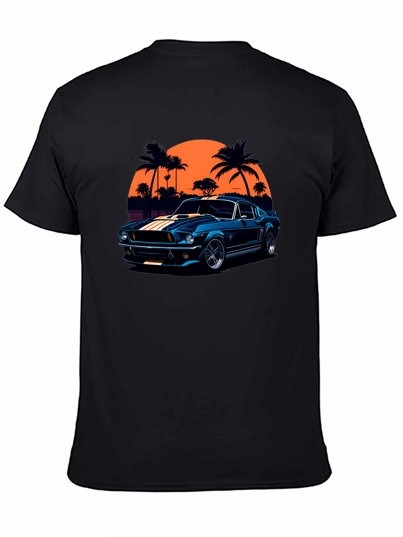 Retro Car Graphic T-Shirt