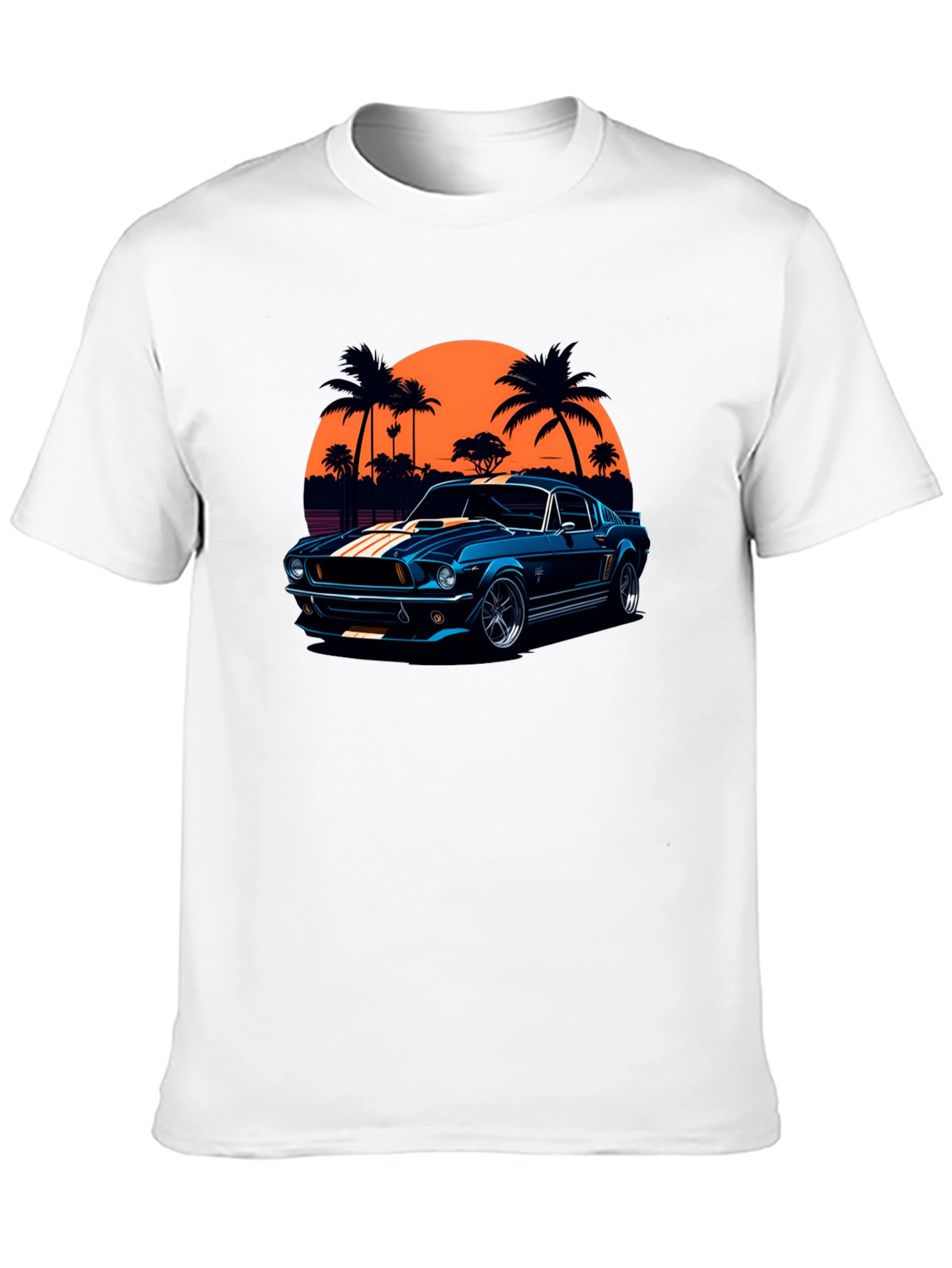 Retro Car Graphic T-Shirt