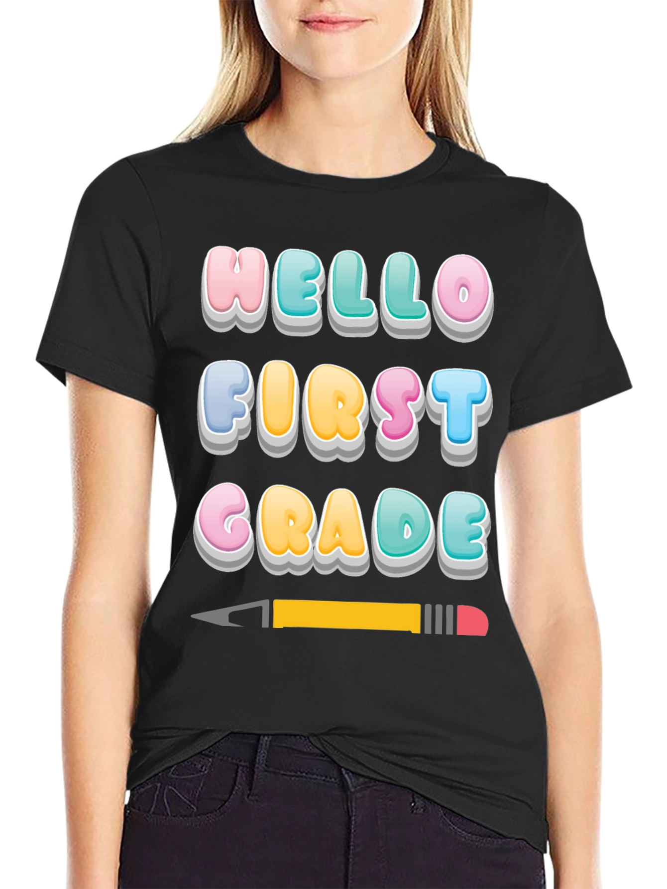 Hello First Grade T-Shirt Back to School