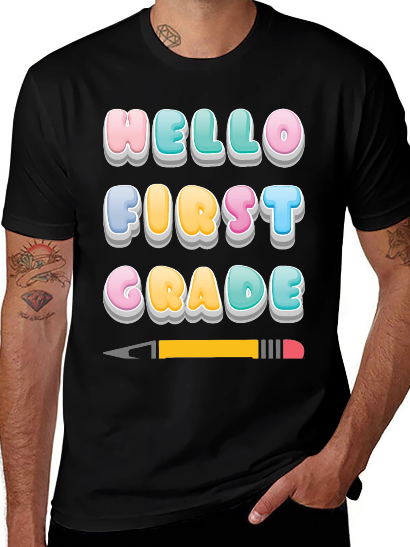 Hello First Grade T-Shirt Back to School