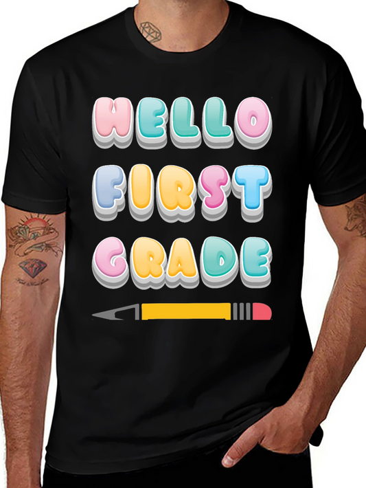 Hello First Grade T-Shirt Back to School