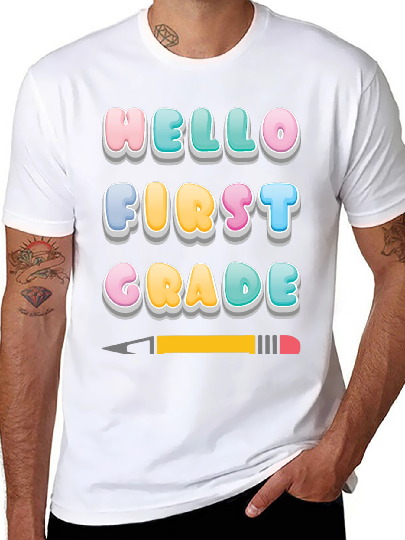 Hello First Grade T-Shirt Back to School