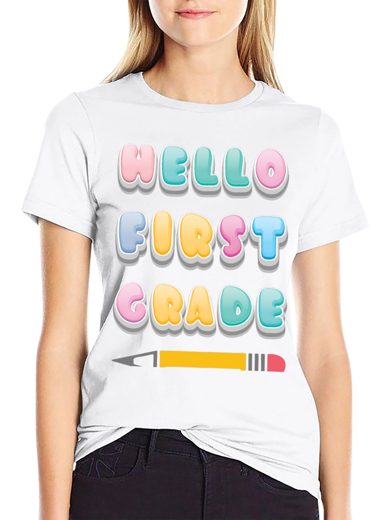 Hello First Grade T-Shirt Back to School