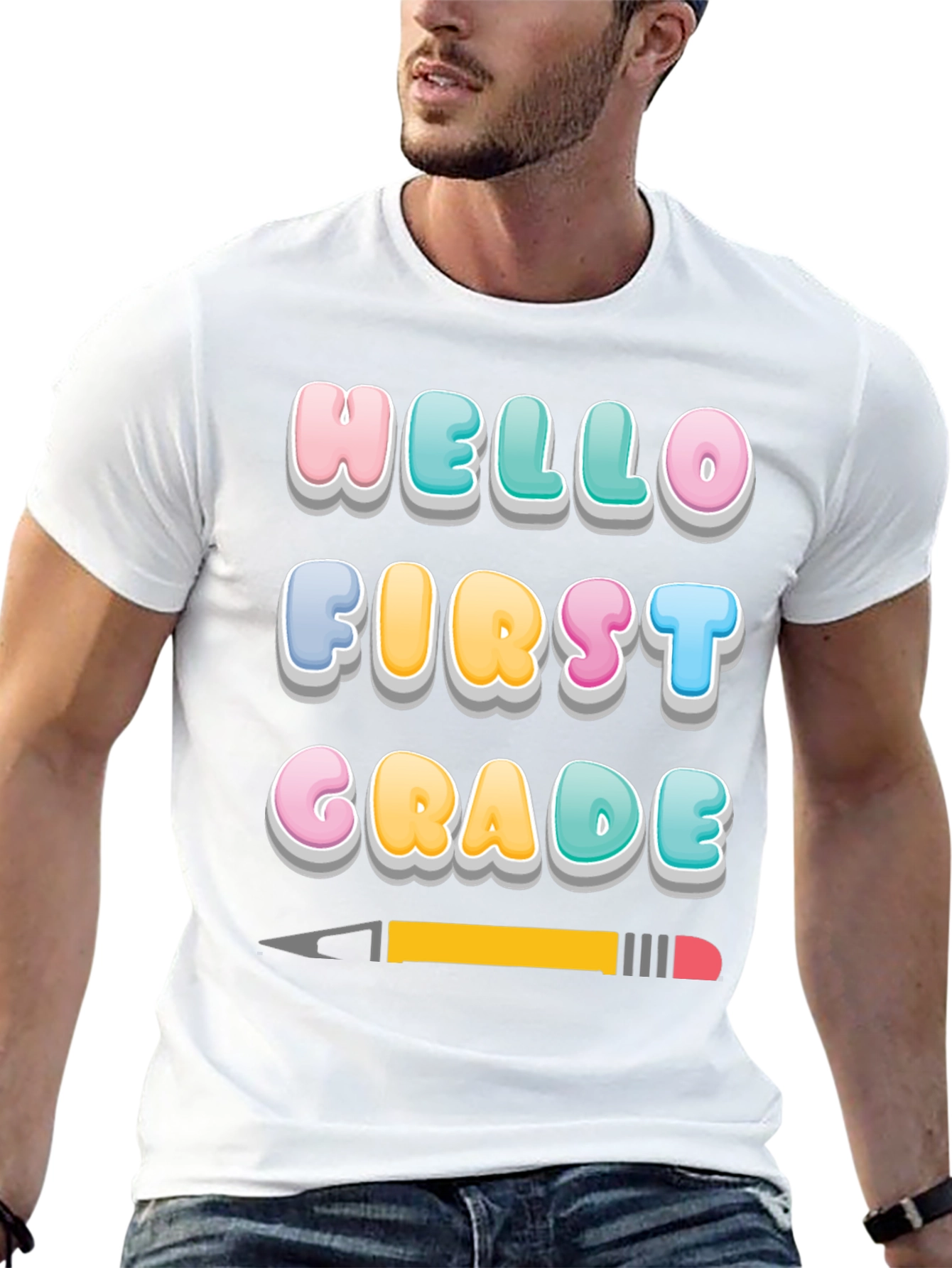 Hello First Grade T-Shirt Back to School
