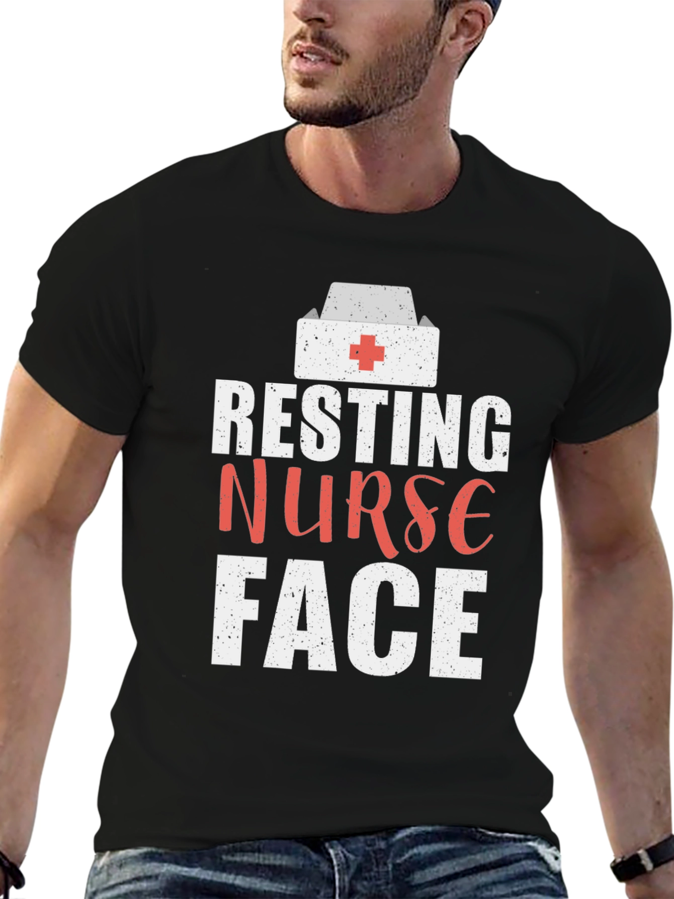 Resting Nurse Face Graphic Tee